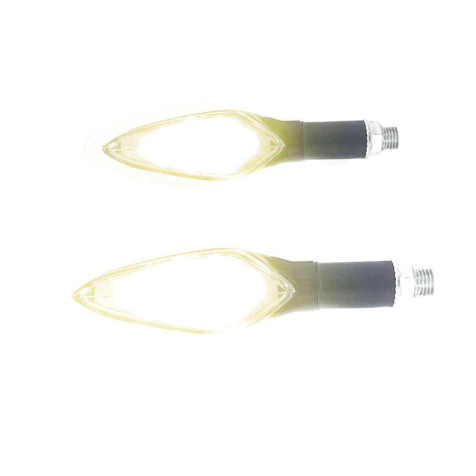 Direccionales Para Moto Rasen Led Tipo Triangular Universal   Amarillo