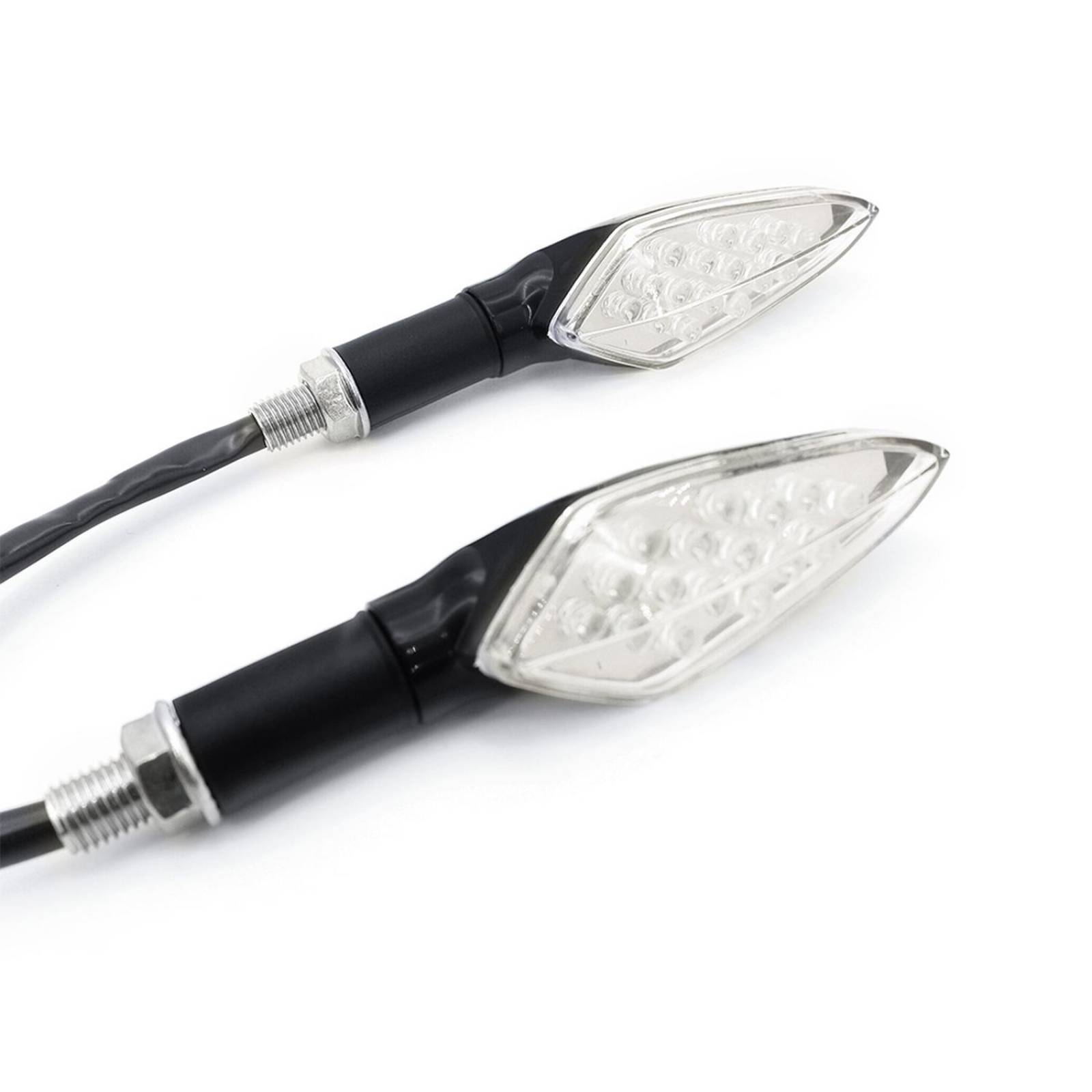 Direccionales Para Moto Rasen Led Tipo Triangular Universal   Amarillo