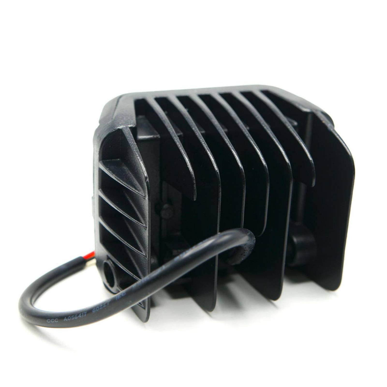 Faro Para Moto Rasen Led Cuadrado Estrobo Luz Blanca Fija             