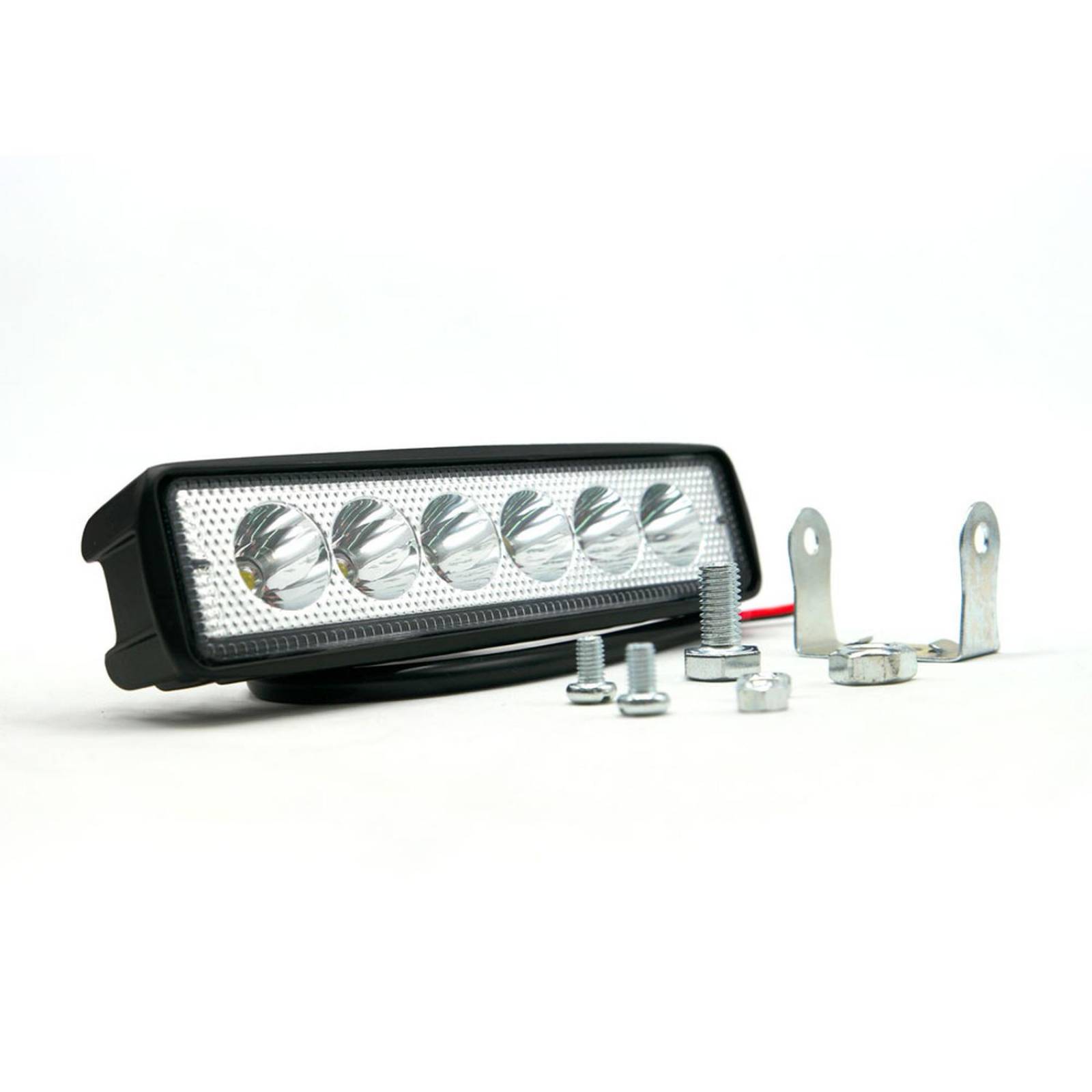 Barra Para Moto Rasen 6 Led Luz Blanca Fija              
