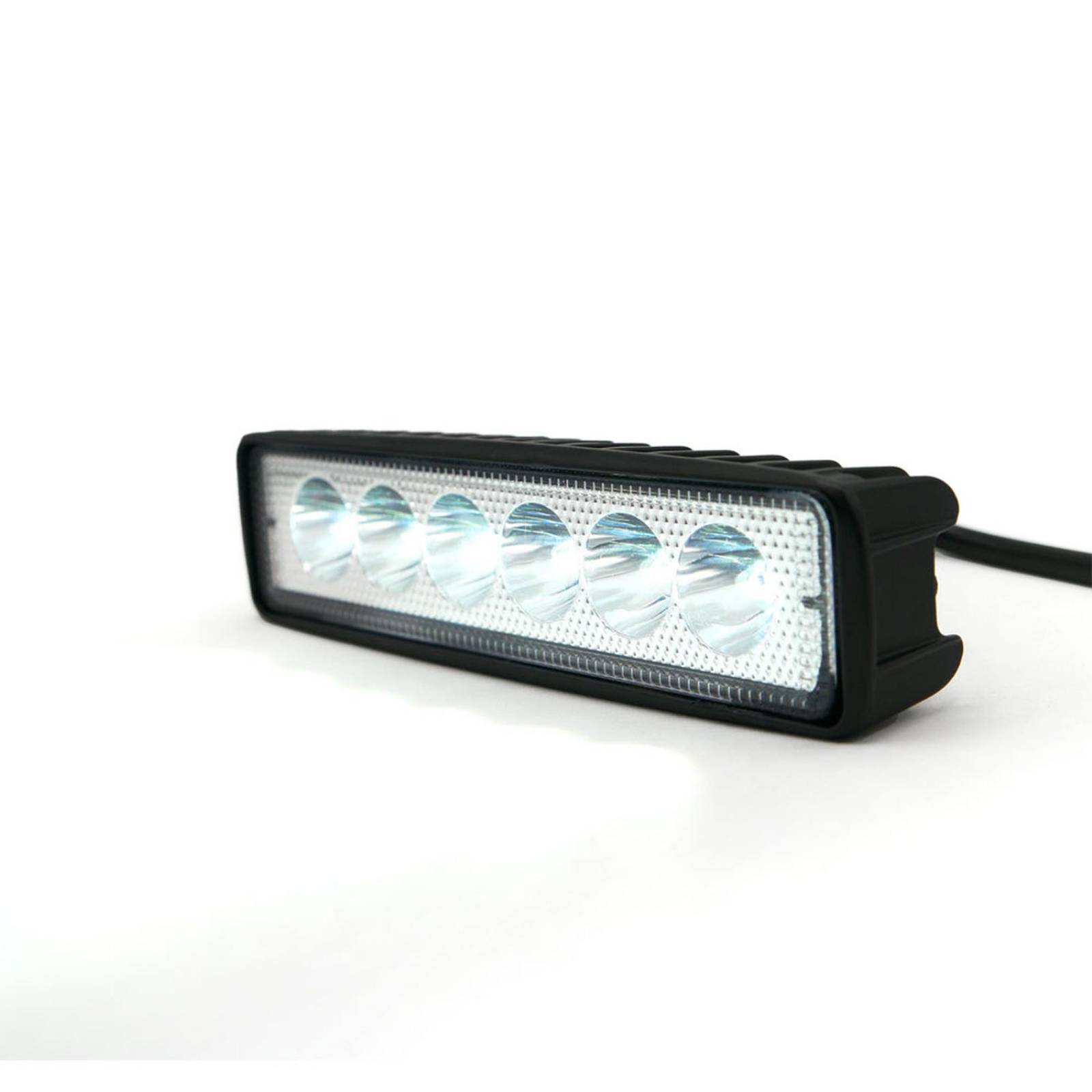 Barra Para Moto Rasen 6 Led Luz Blanca Fija              
