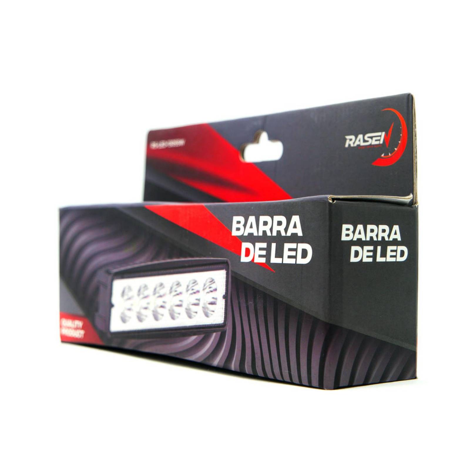 Barra Para Moto Rasen 6 Led Luz Blanca Fija              