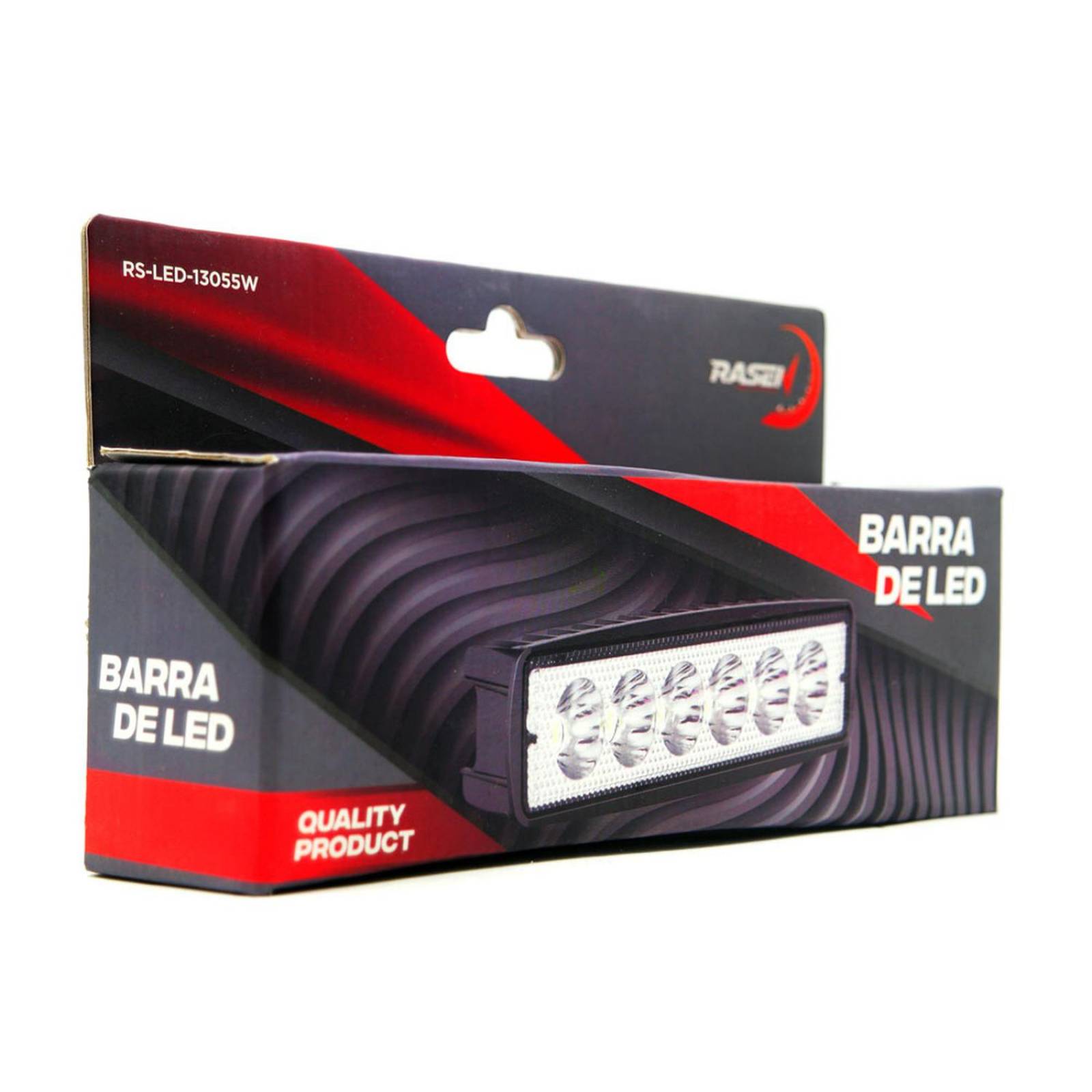 Barra Para Moto Rasen 6 Led Luz Blanca Fija              