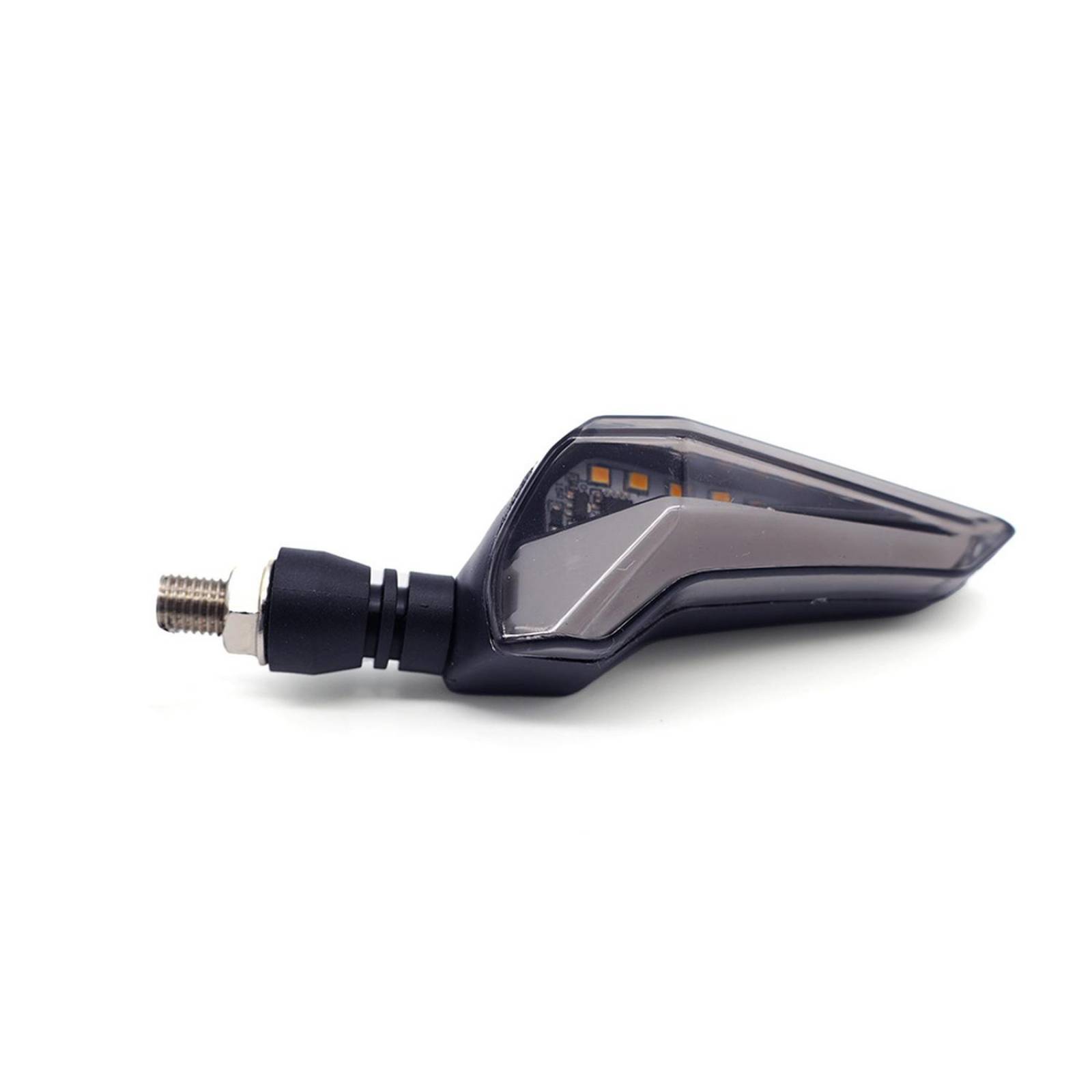 Direccionales Para Moto Rasen Led Secuencial Tipo Ala Universal Azul