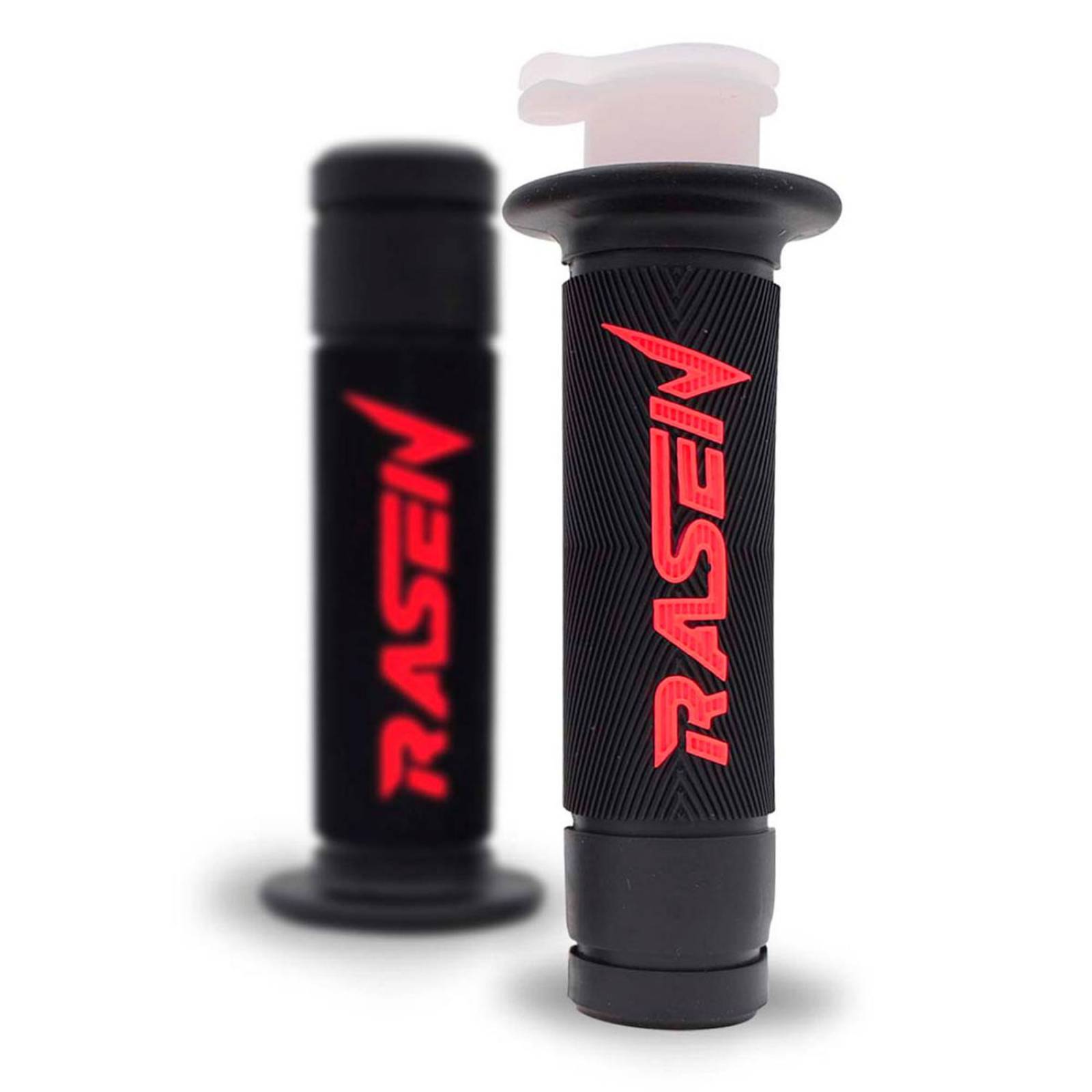 Puños Para Moto Rasen De Caucho Tipo Deportivo Rojo Universal