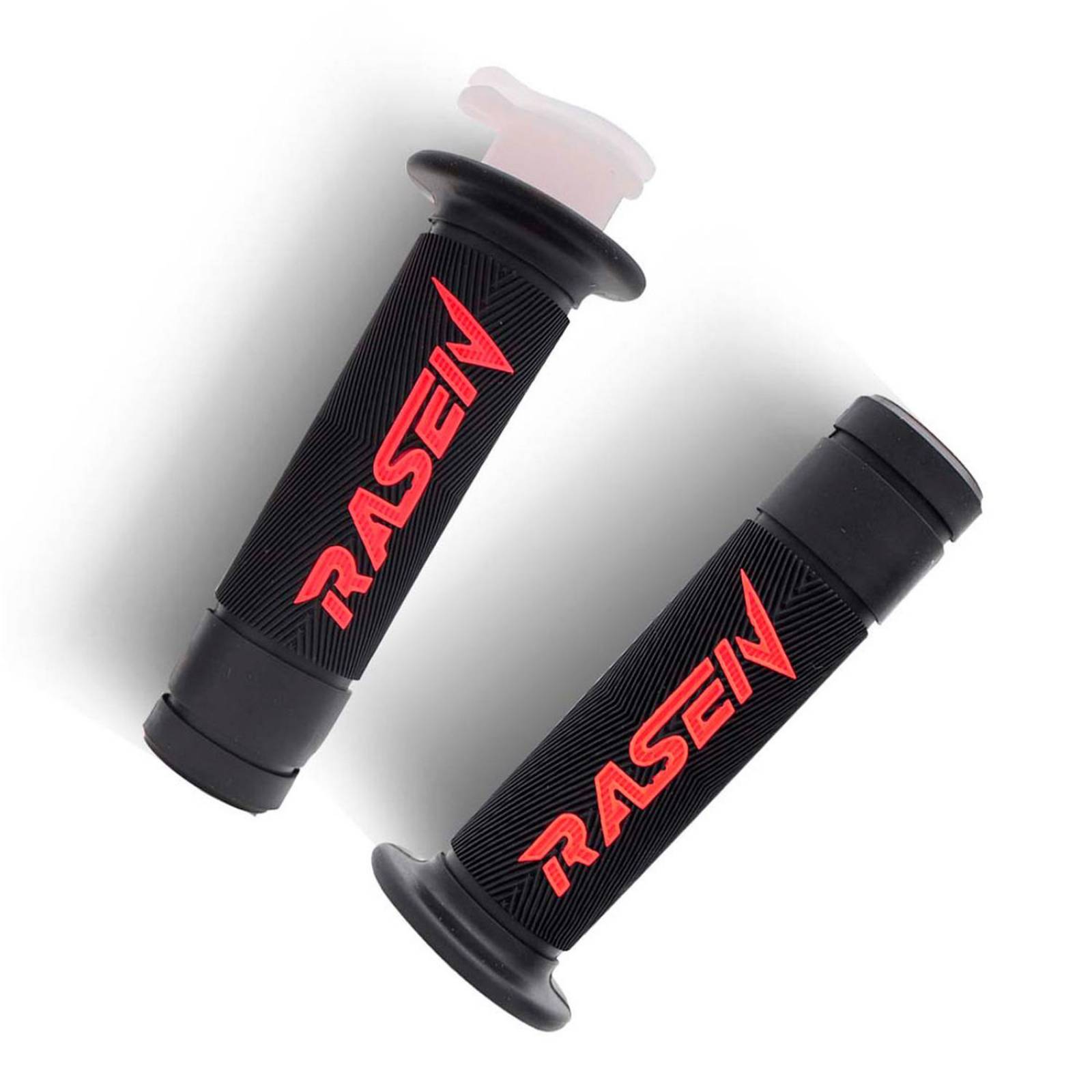 Puños Para Moto Rasen De Caucho Tipo Deportivo Rojo Universal