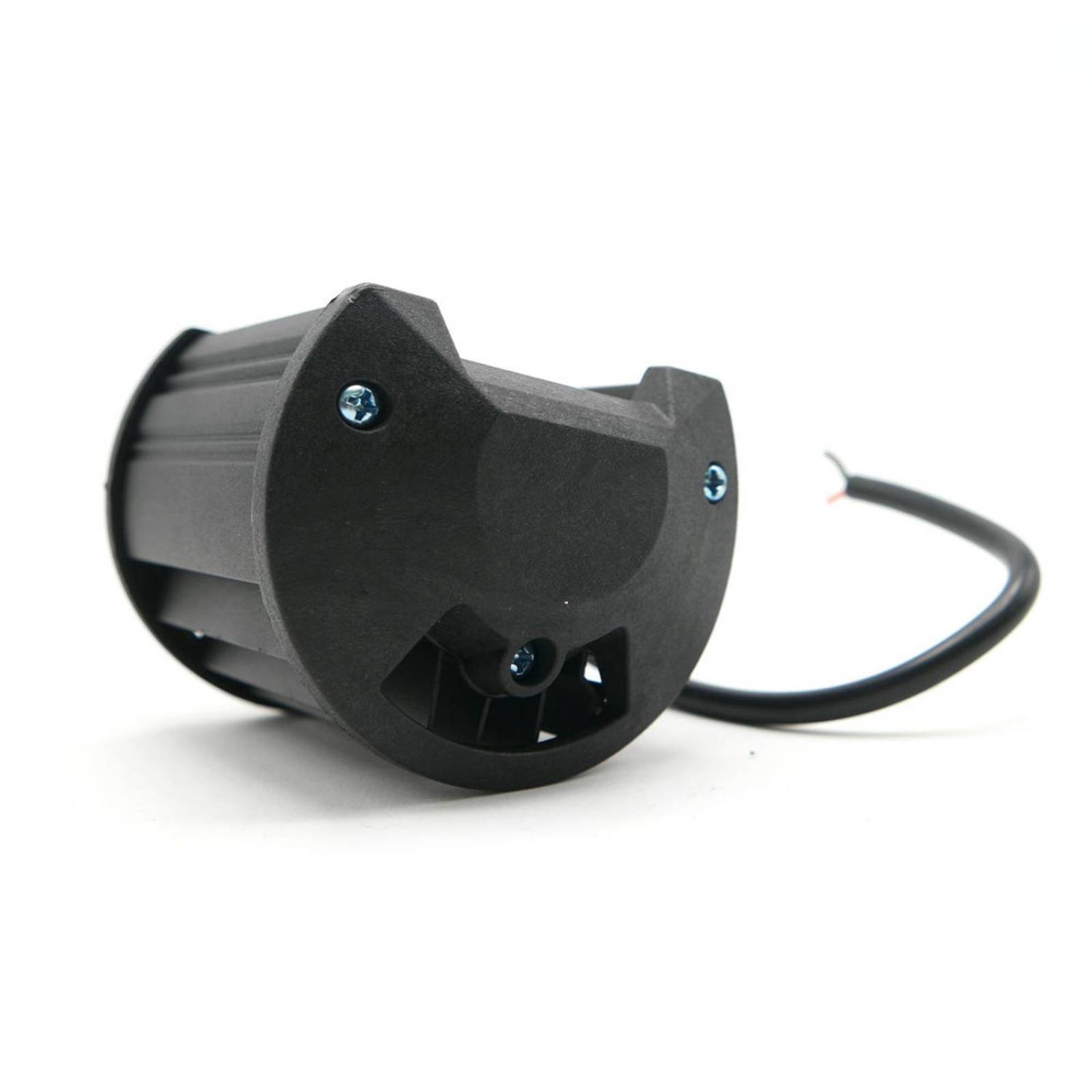 Faro Para Moto Rasen Cuadrado 12 Led Luz Blanca 3 Celdas Con Luz Alta, Baja Y Estrobo