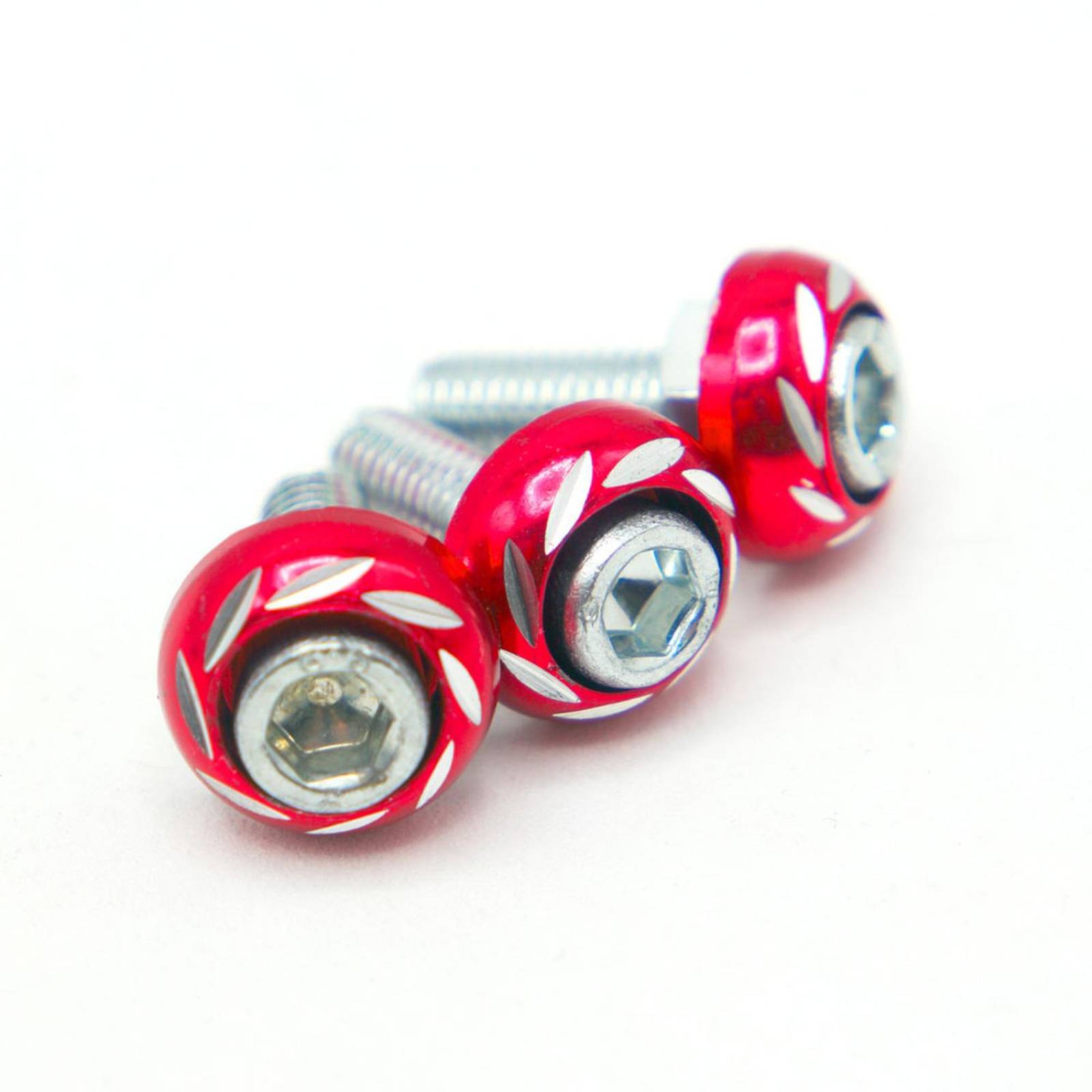 Tornillo Para Moto Rasen Decorativo Universal                 Rojo