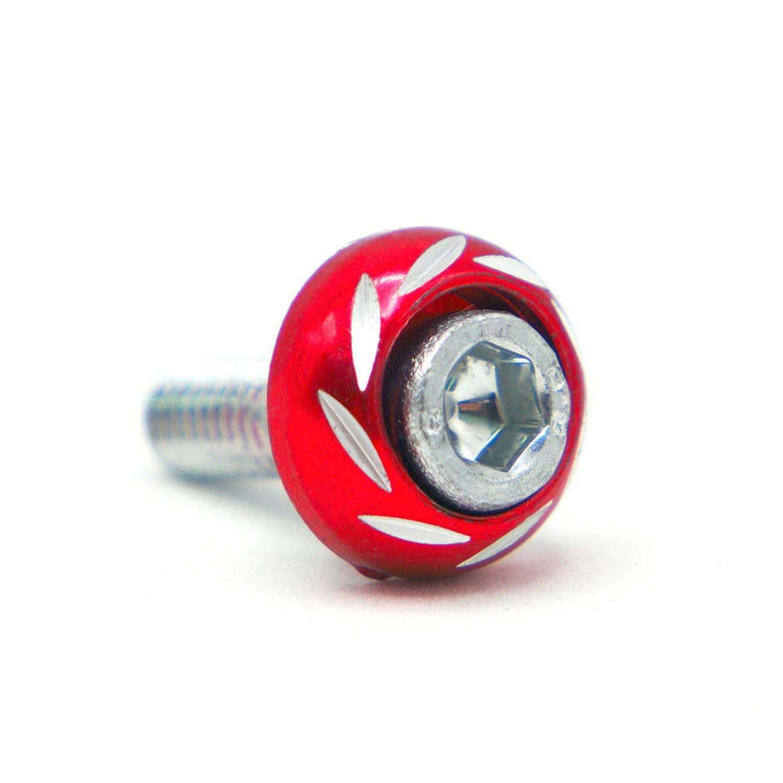 Tornillo Para Moto Rasen Decorativo Universal                 Rojo