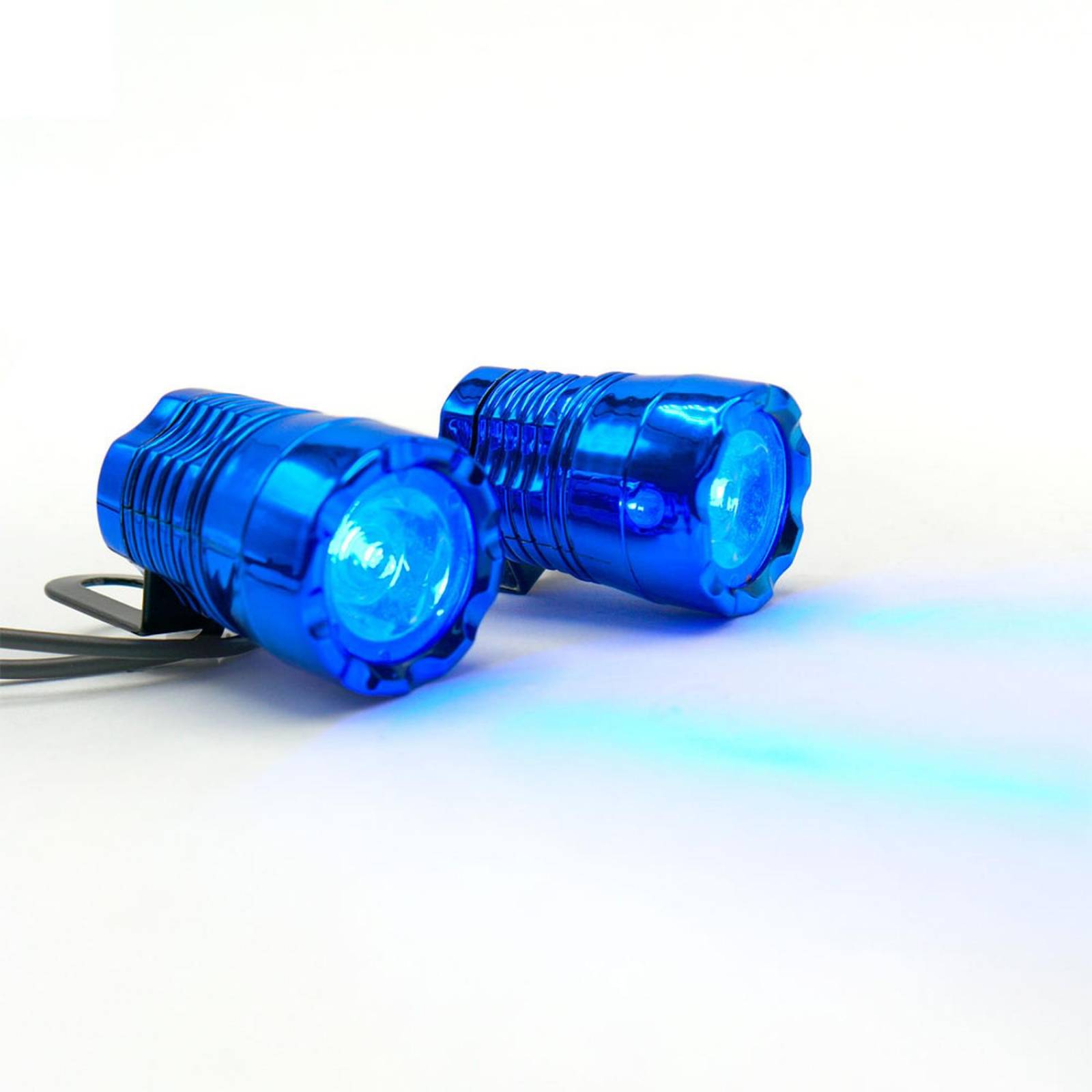 Faro Para Moto Rasen Led Auxiliar Luz Trasero O Delantero Fija 1 Led          Azul