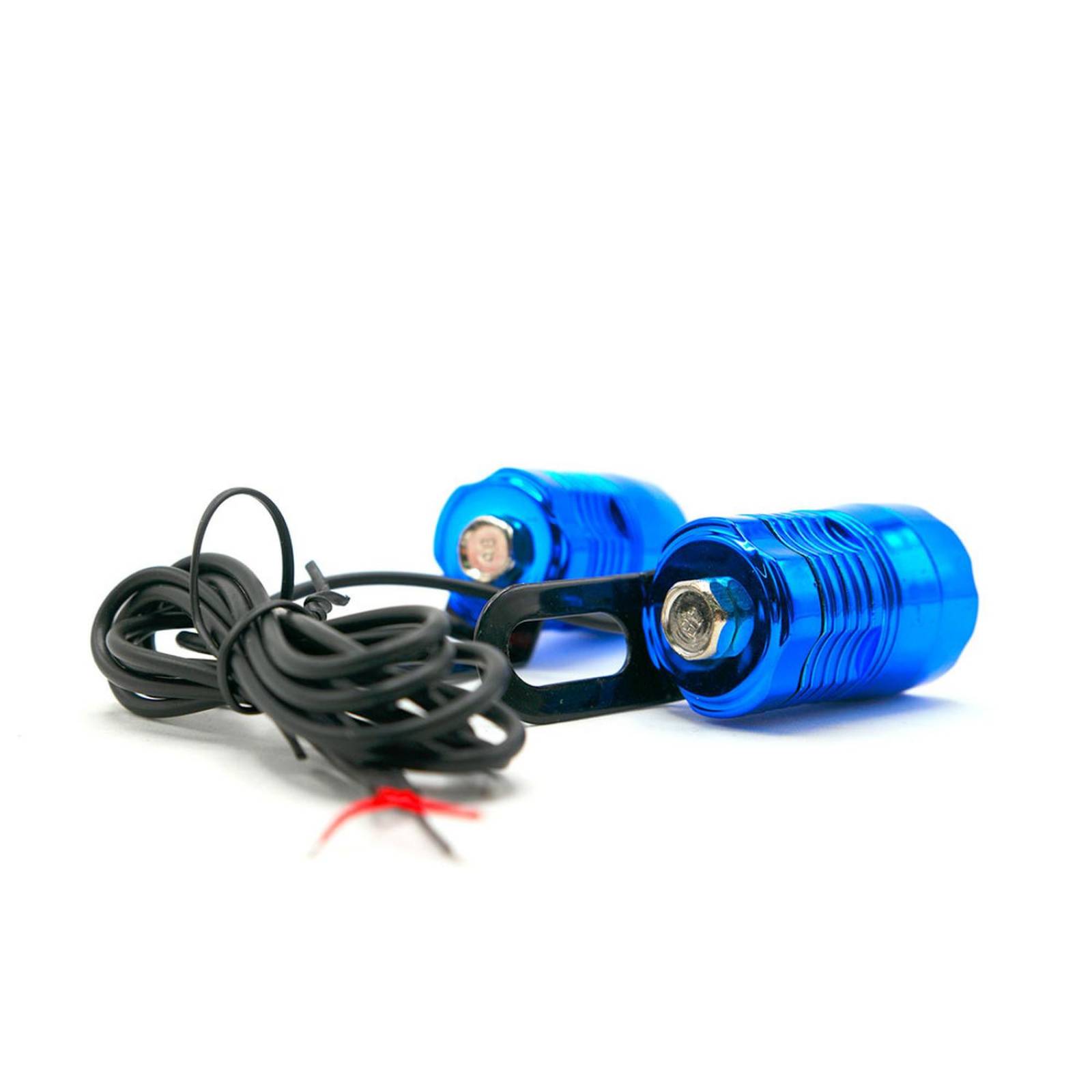 Faro Para Moto Rasen Led Auxiliar Luz Trasero O Delantero Fija 1 Led          Azul