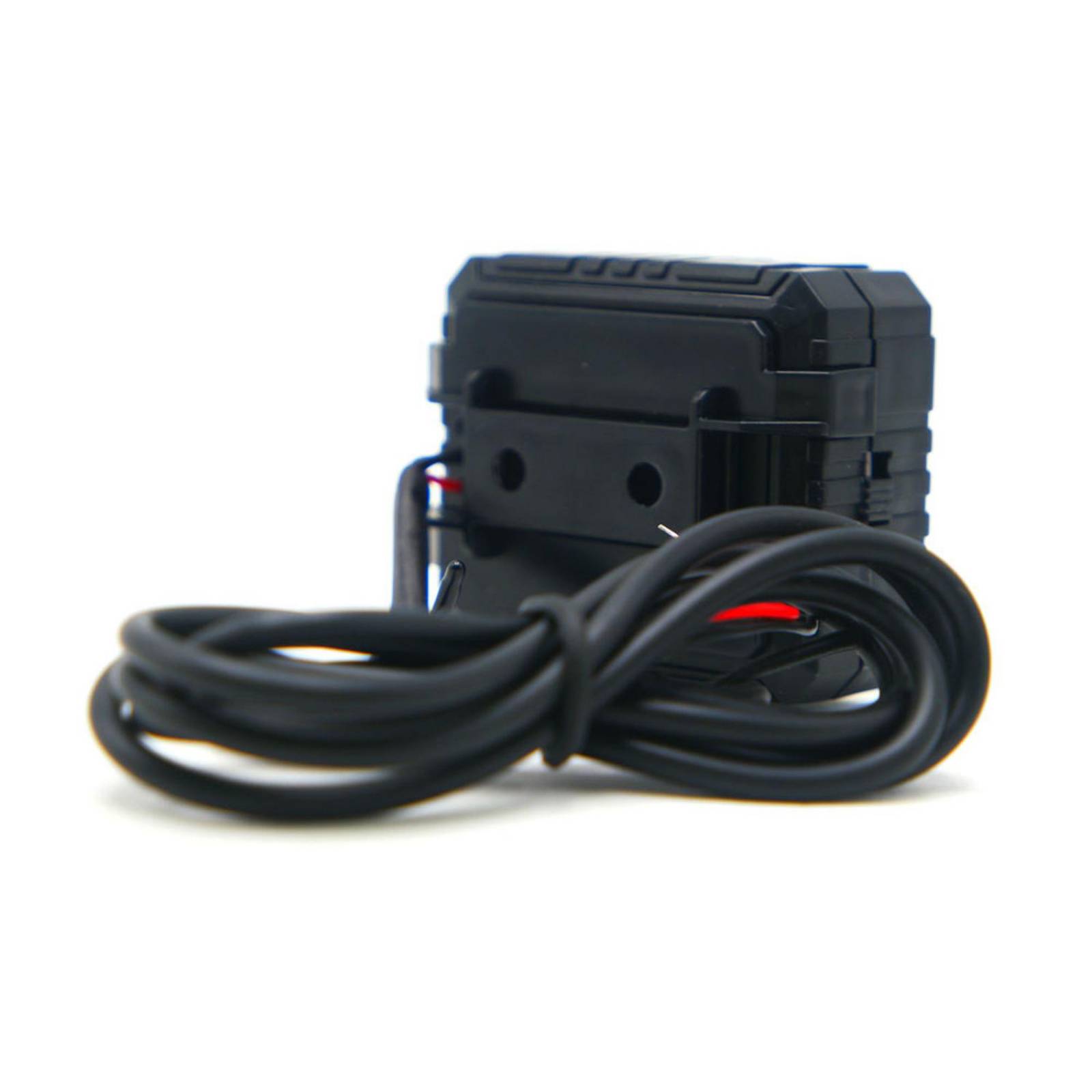 Cargador Para Moto Rasen 3 En 1 Con Puerto De Usb, Medidor De Voltaje Y Medidor De Temperatura Digital    