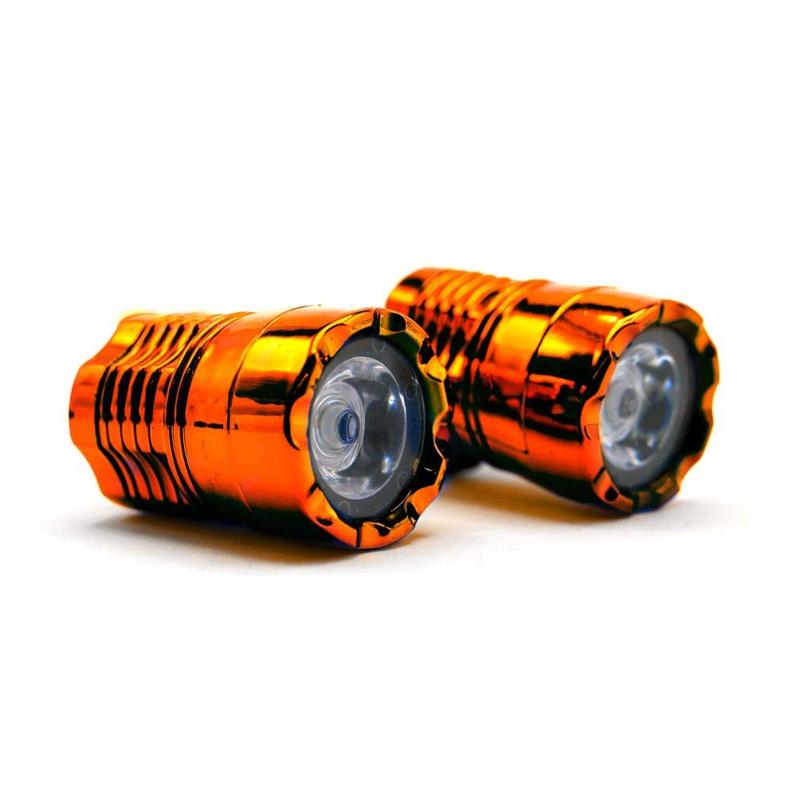 Faro Para Moto Rasen Led Auxiliar Luz Trasero O Delantero Fija 1 Led          Naranja