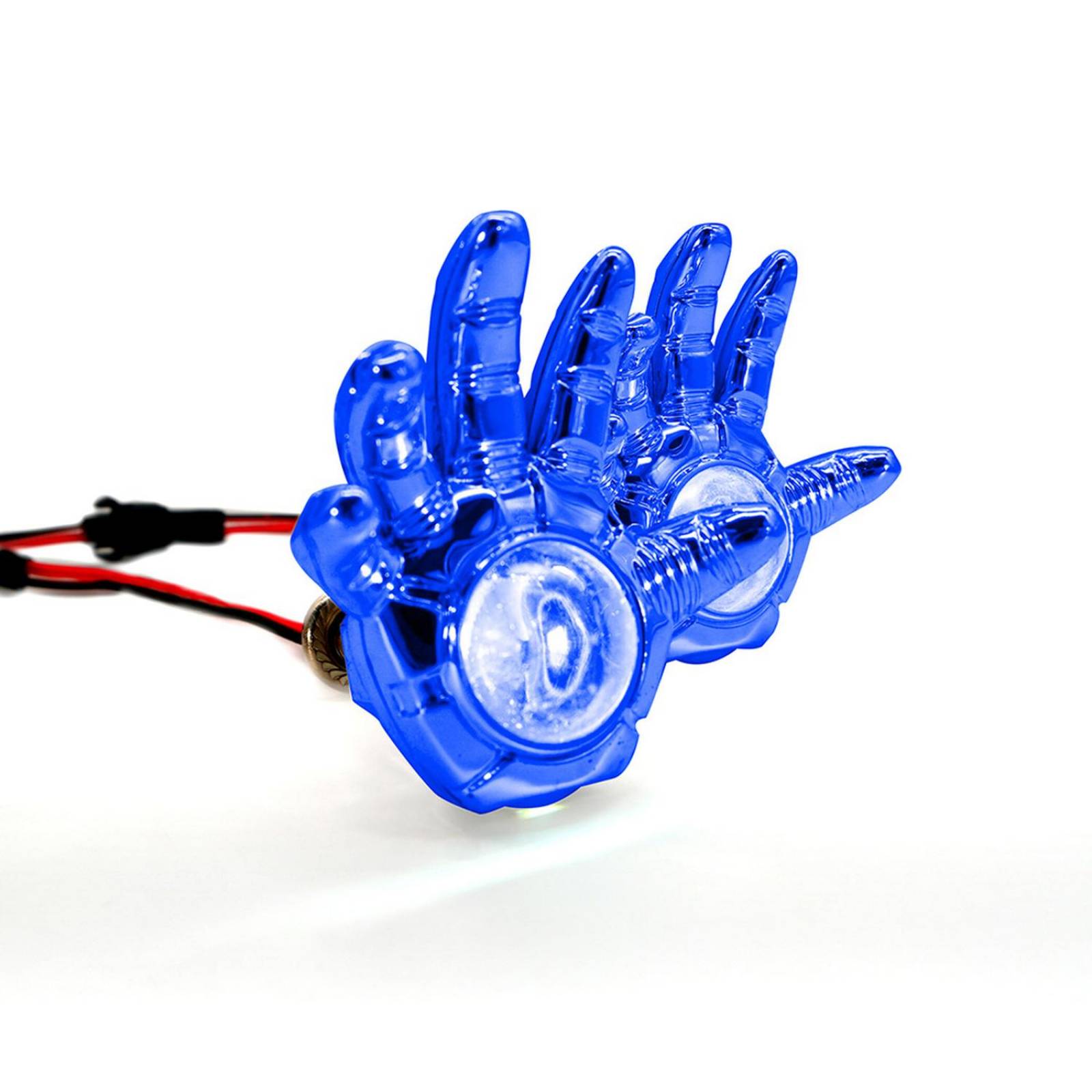 Faro Para Moto Rasen Auxiliar Led Decorativo En Forma De Mano Con Luz Fija En Color Azul      Universal