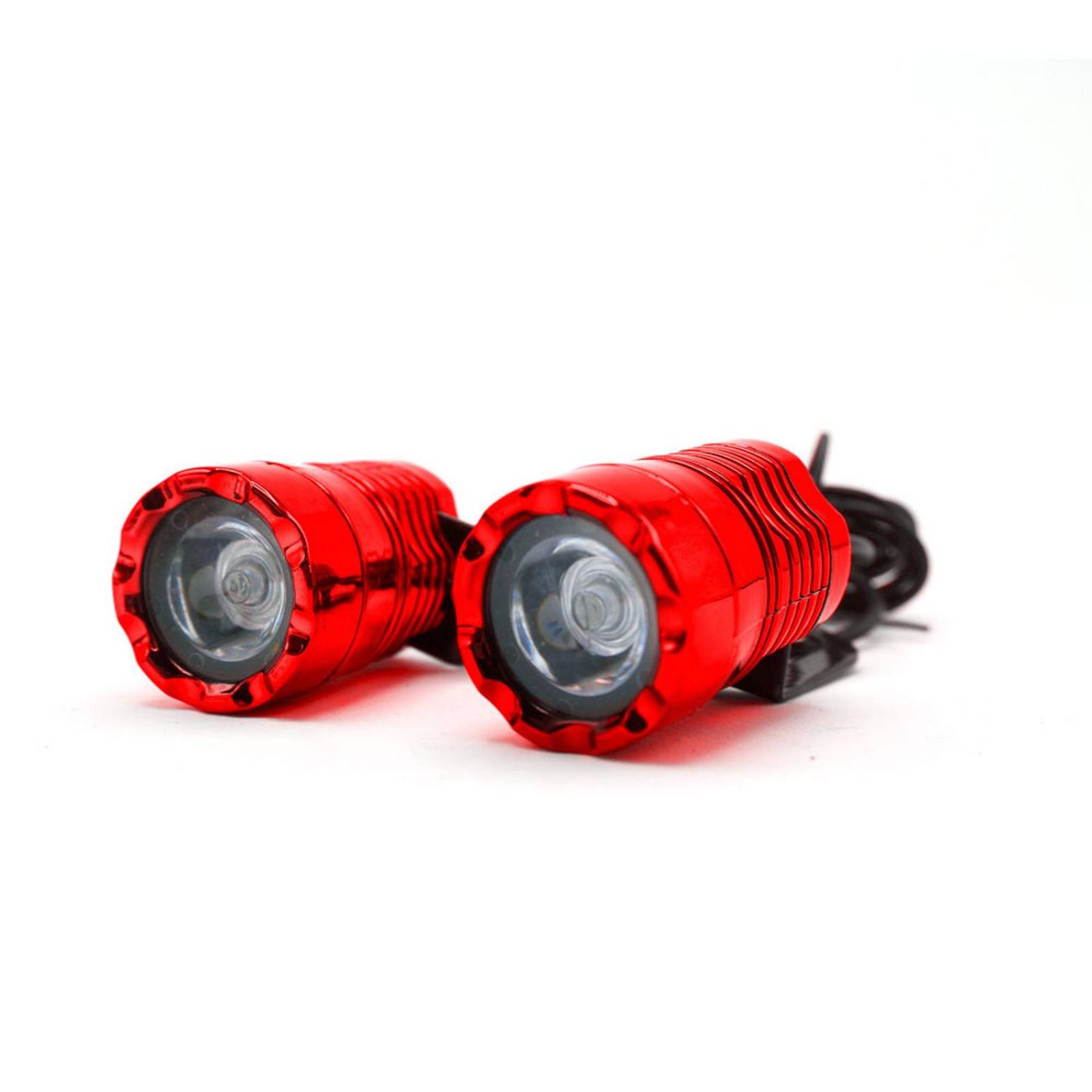 Faro Para Moto Rasen Led Auxiliar Luz Trasero O Delantero Fija 1 Led          Rojo