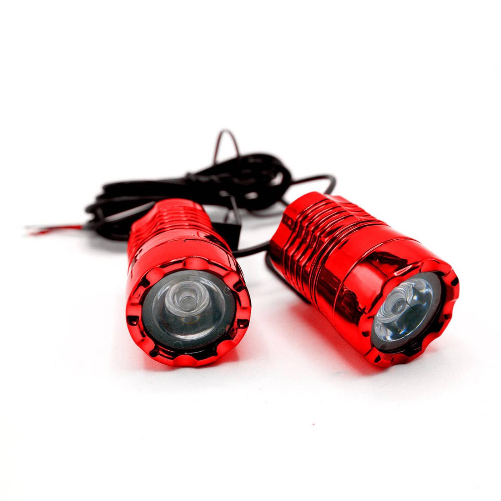 Faro Para Moto Rasen Led Auxiliar Luz Trasero O Delantero Fija 1 Led          Rojo