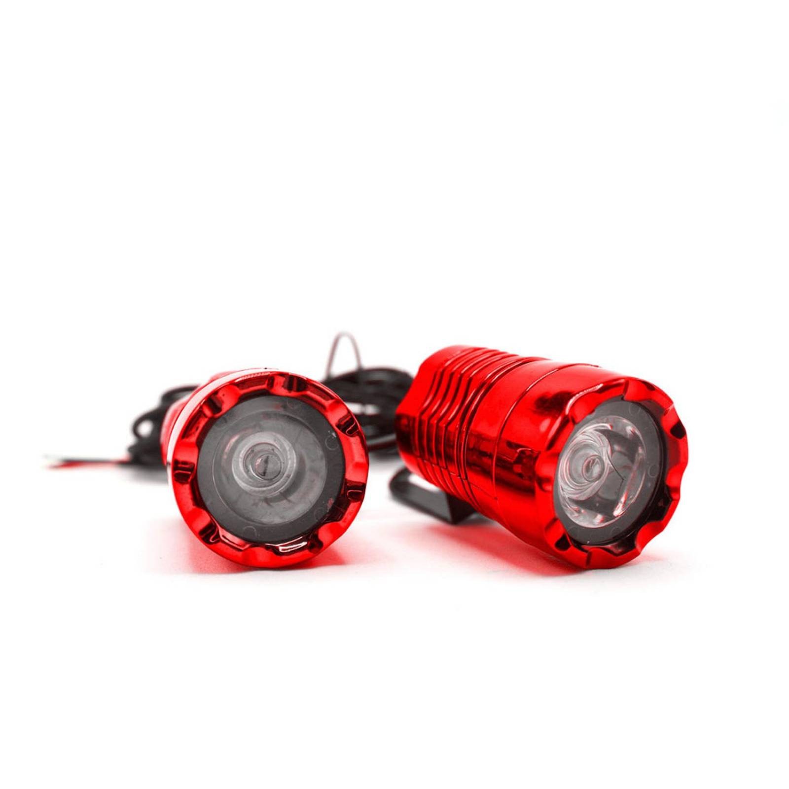 Faro Para Moto Rasen Led Auxiliar Luz Trasero O Delantero Fija 1 Led          Rojo