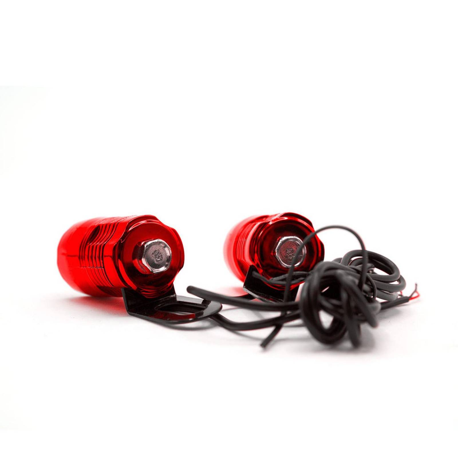 Faro Para Moto Rasen Led Auxiliar Luz Trasero O Delantero Fija 1 Led          Rojo