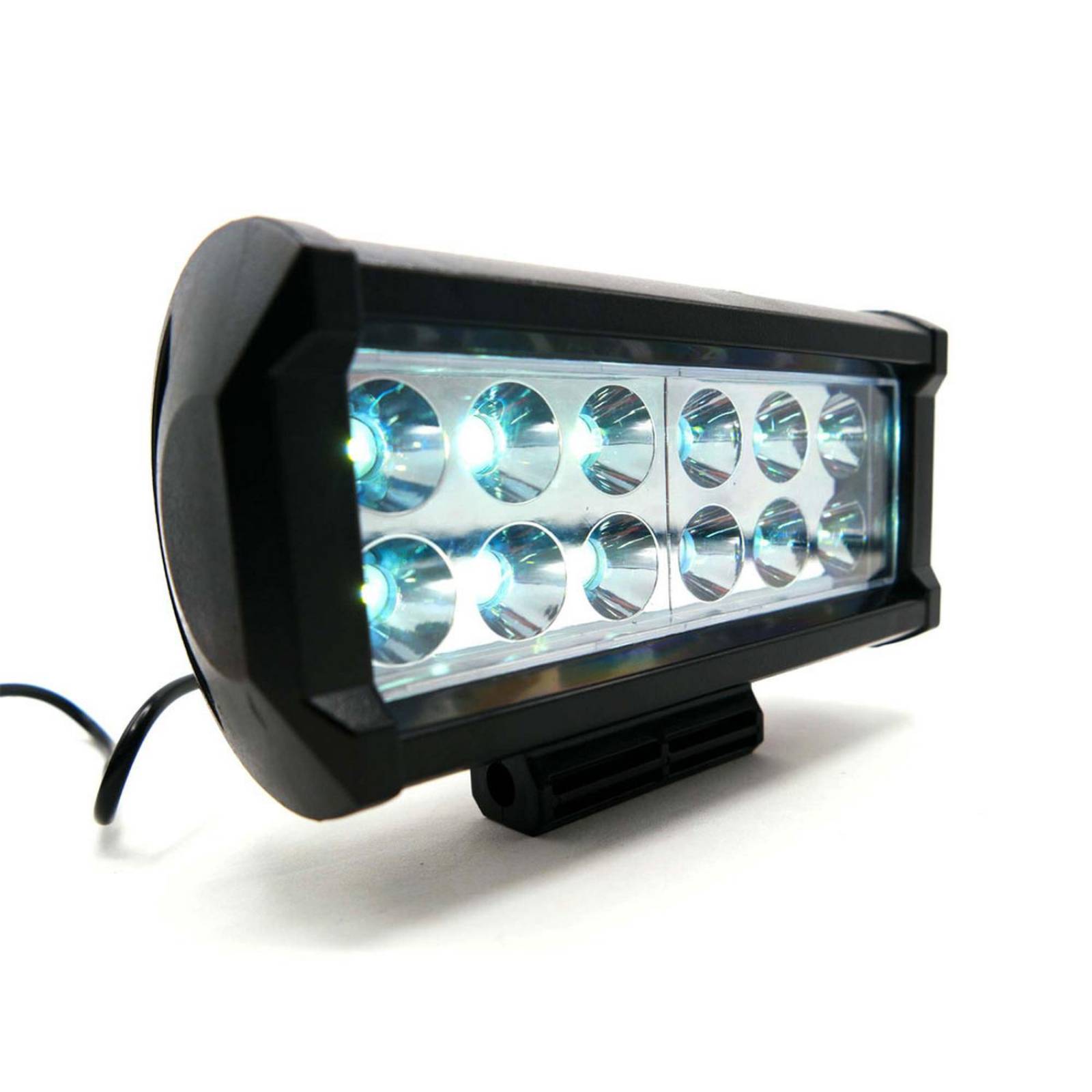 Barra Para Moto Rasen Rectangular 12 Led Luz Fija              