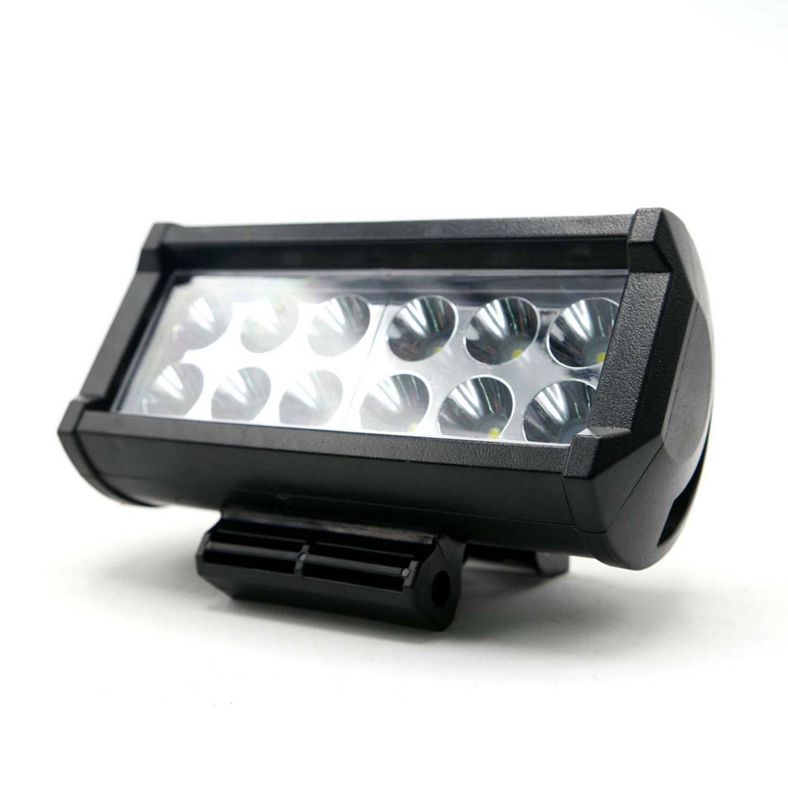 Barra Para Moto Rasen Rectangular 12 Led Luz Fija              