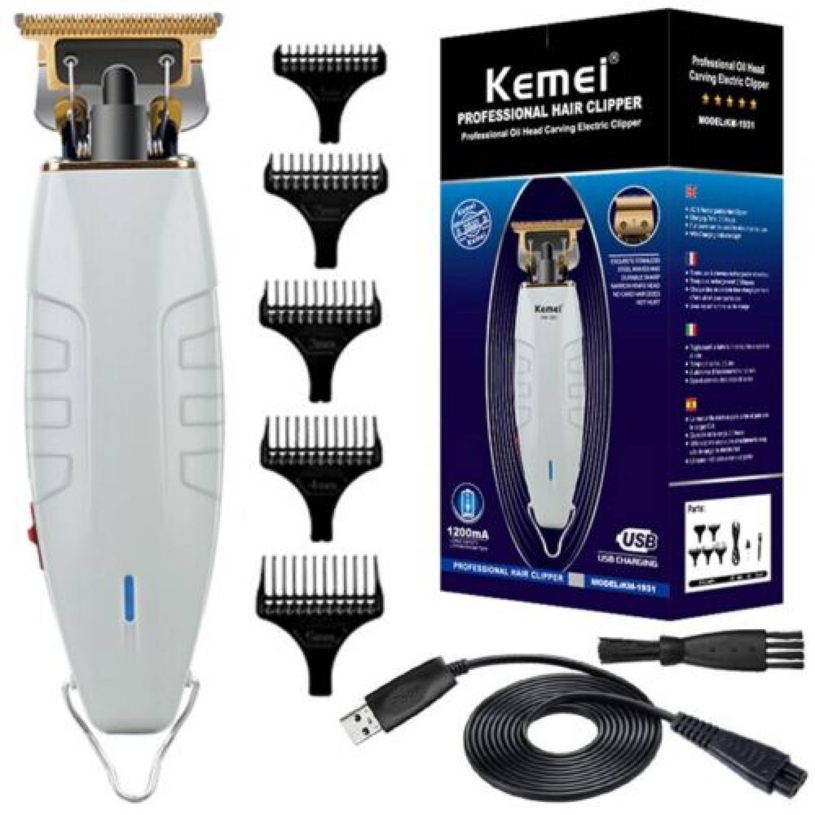 Maquina Trimmer detalladora Pro Barberia 1931