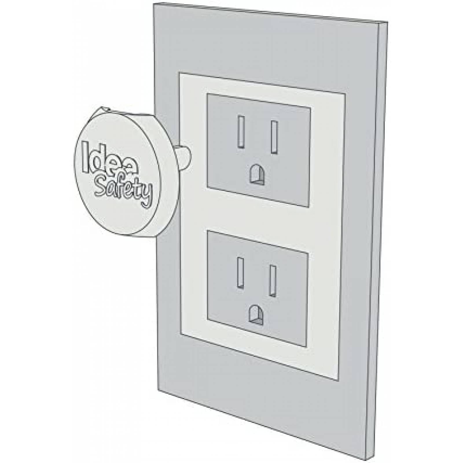 40 Piezas Cubre enchufes Protector Idea Safety Tapones Seguridad