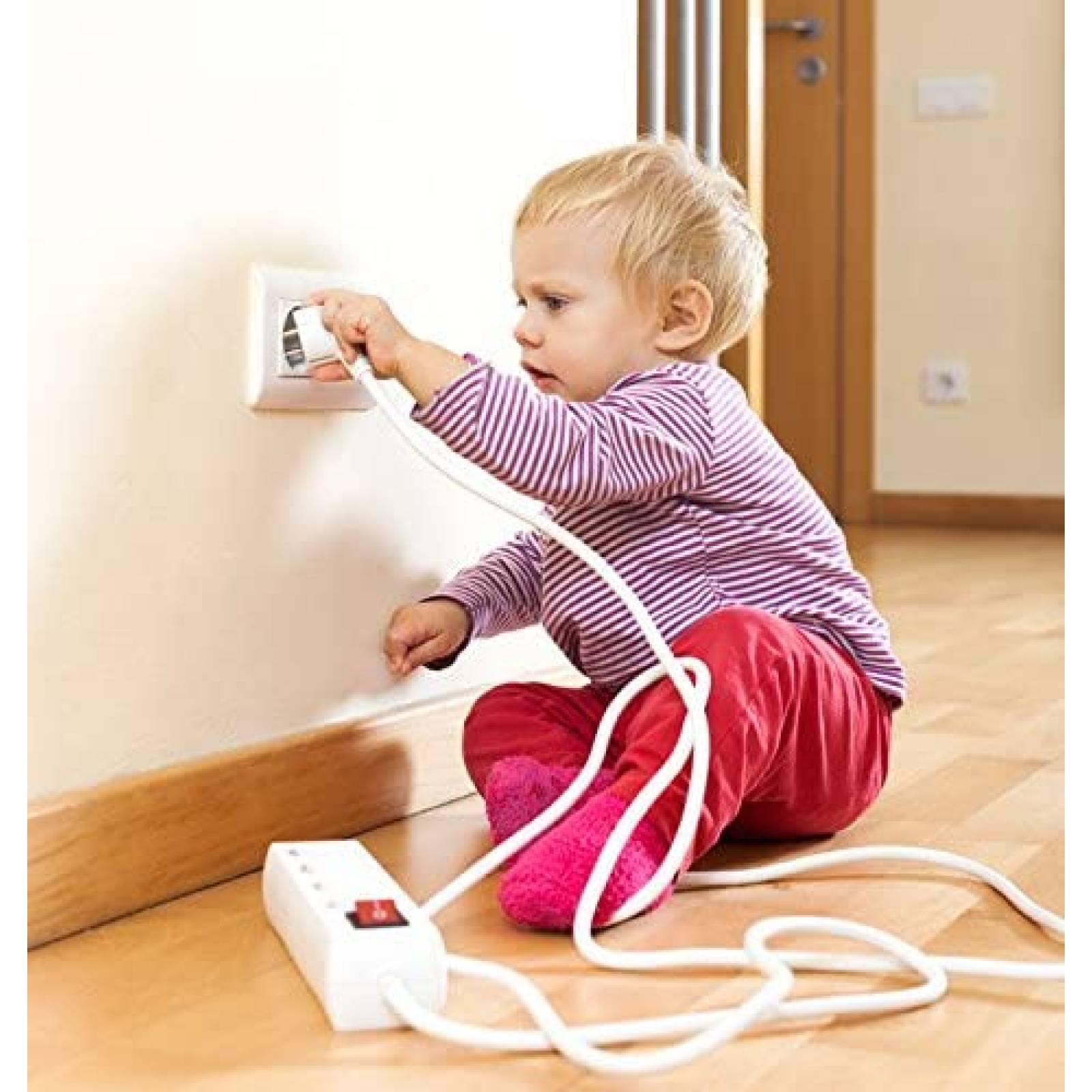 40 Piezas Cubre enchufes Protector Idea Safety Tapones Seguridad