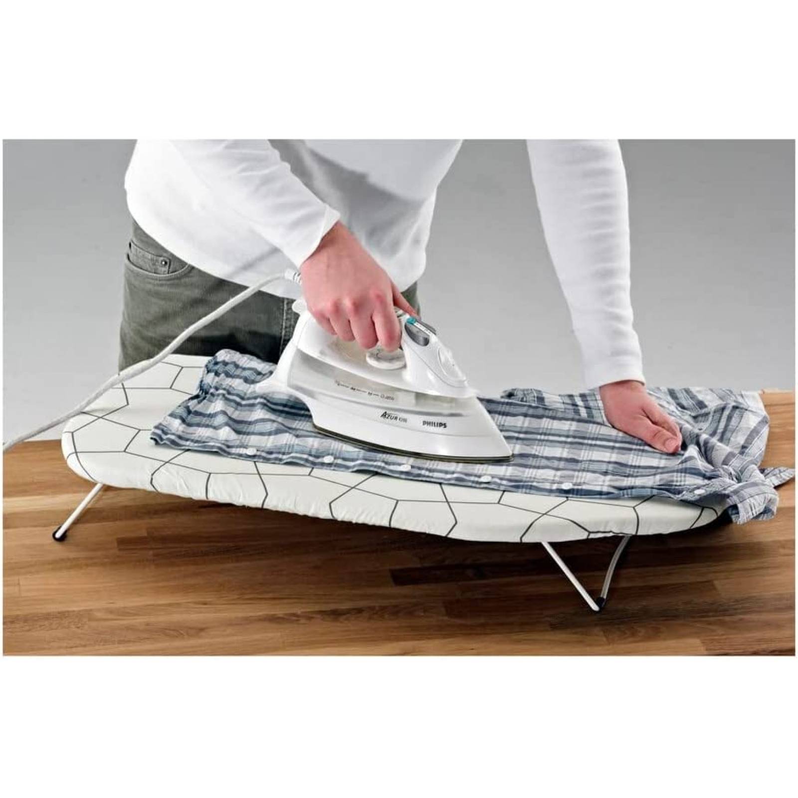 Tabla de Planchar Mini Burro de Planchar Ahorra Espacio