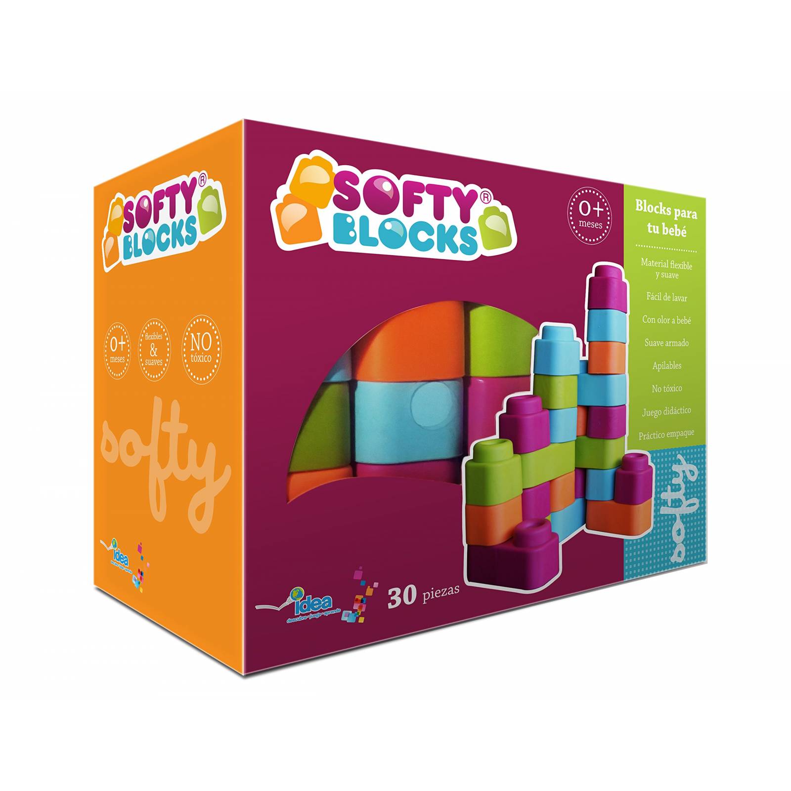 Softy Blocks 30 Bloques Suaves para Bebés