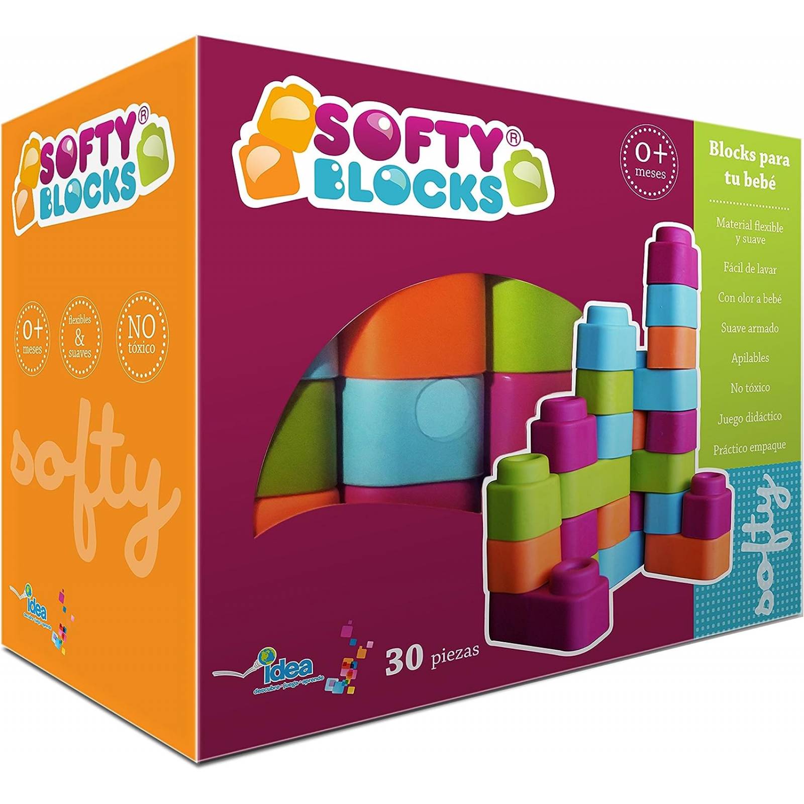 Softy Blocks 30 Bloques Suaves para Bebés