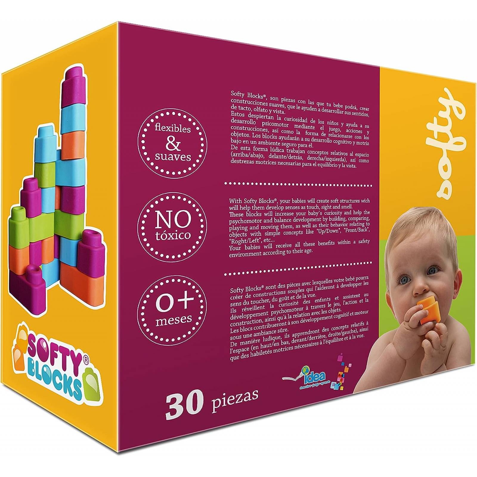 Softy Blocks 30 Bloques Suaves para Bebés