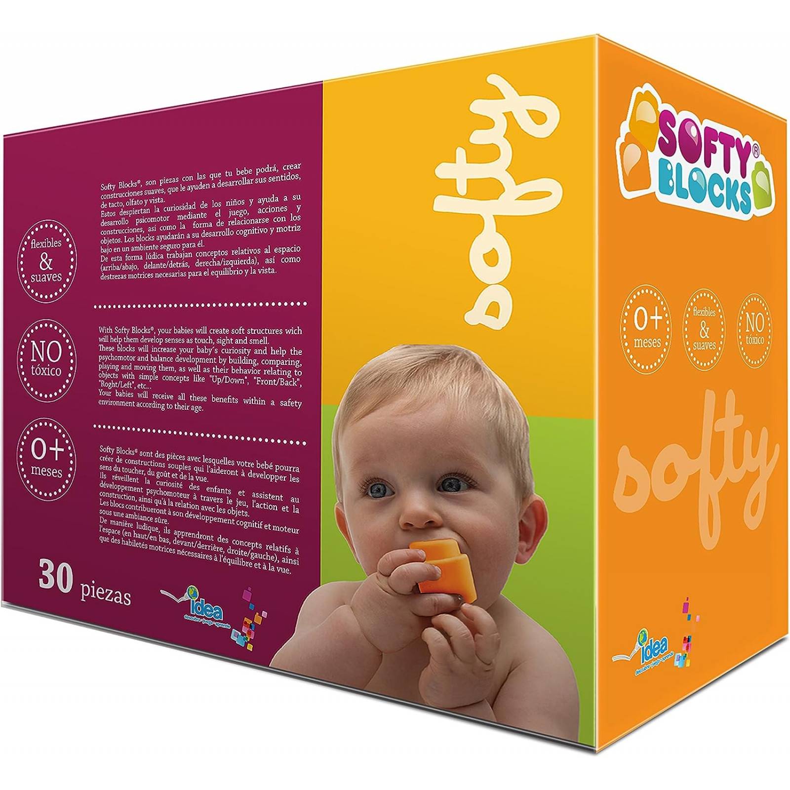 Softy Blocks 30 Bloques Suaves para Bebés