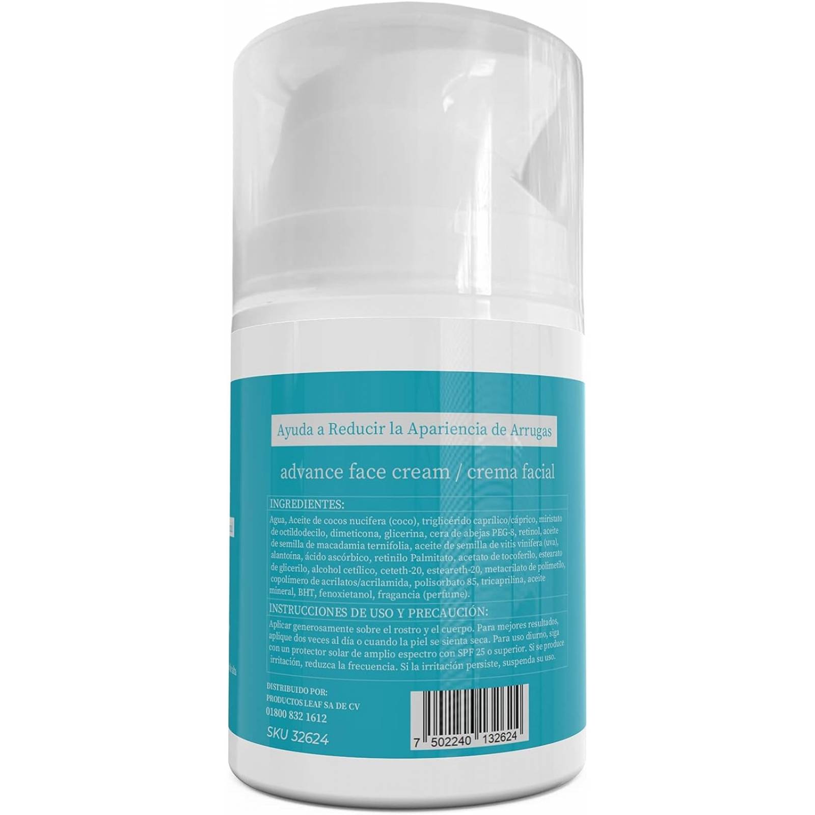 Retinol Crema hidratante avanzada para Rostro