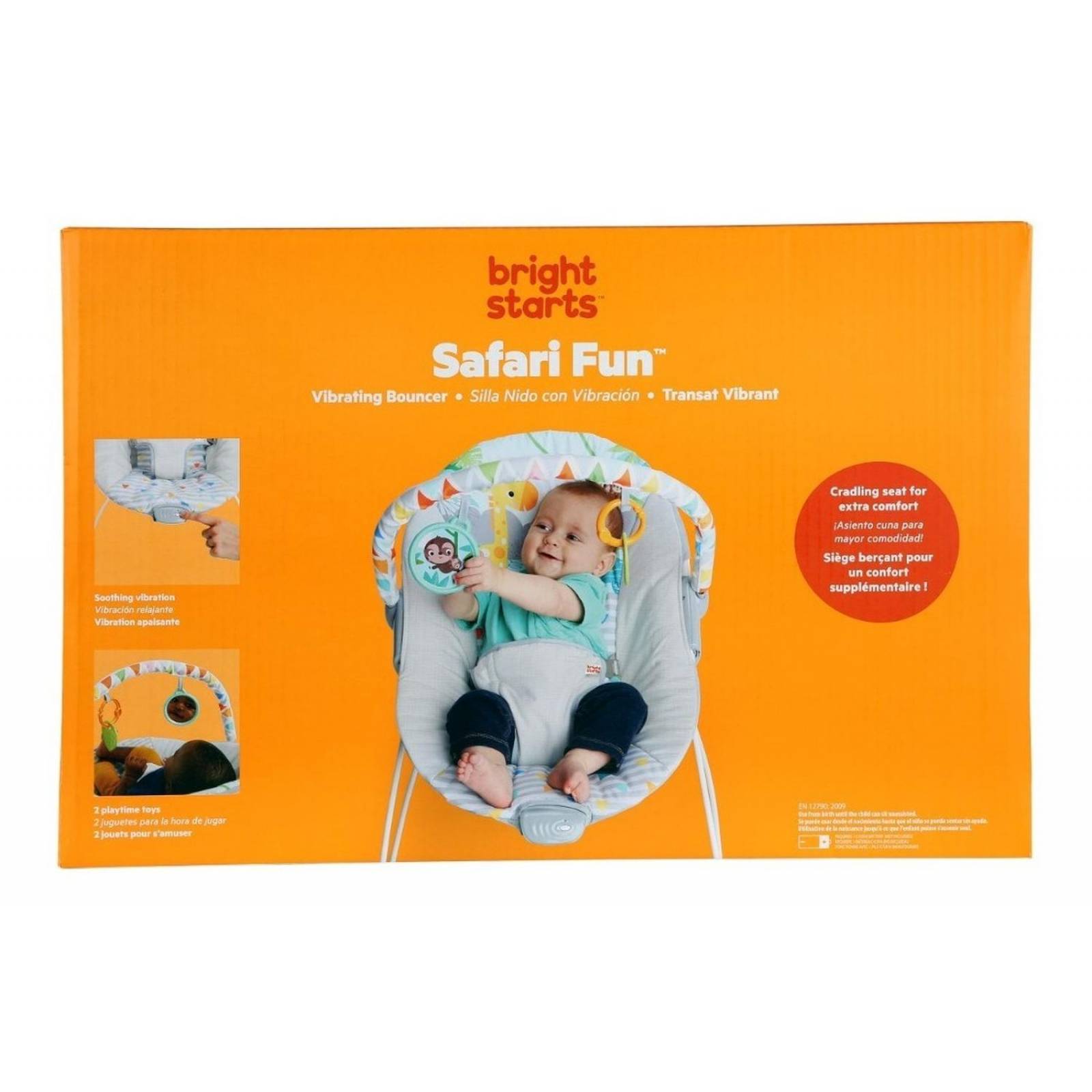 Bouncer Silla Vibradora Niño Safari Fun Bright Starts 