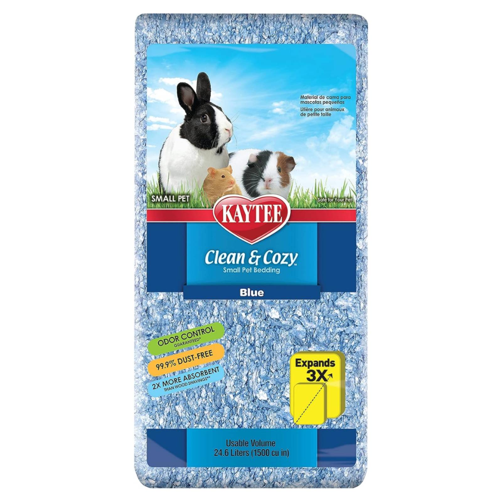 Sustrato para mascotas Clean & Cozy Azul 24.6 L (1,500pulg3)