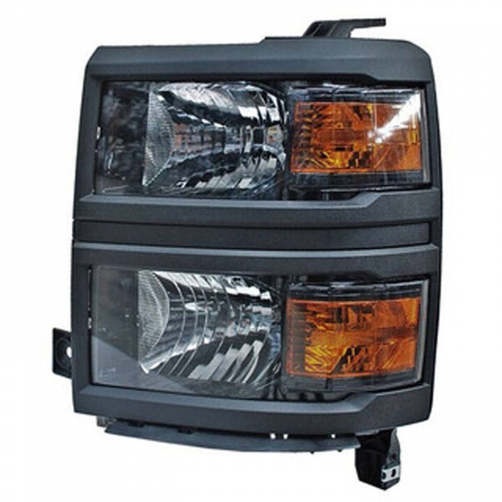 Faro Chevrolet Silverado Cheyenne Negro 2014 2017