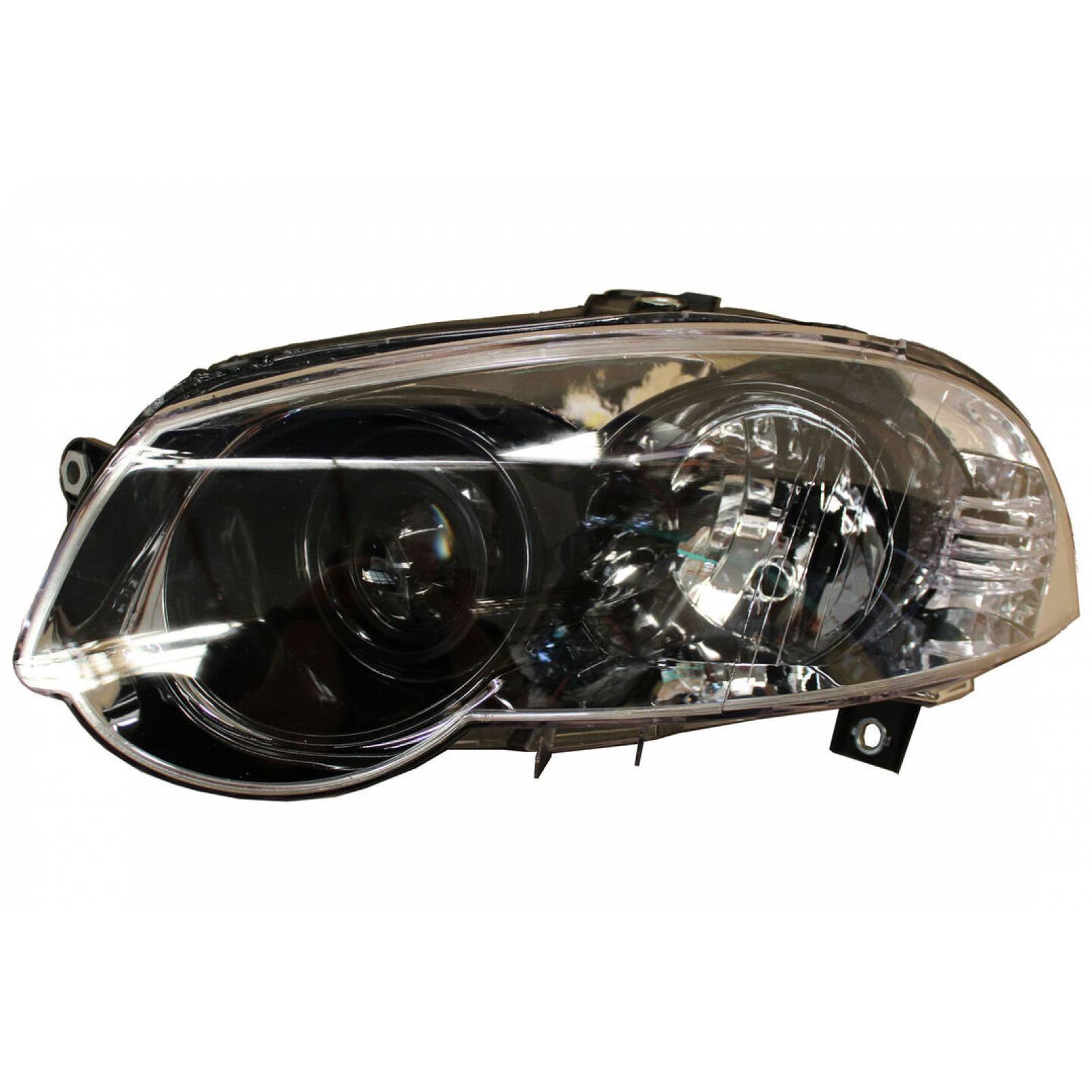 Faro Ram 700/ Adventure/strada Cromo Aro Negro (rpc)