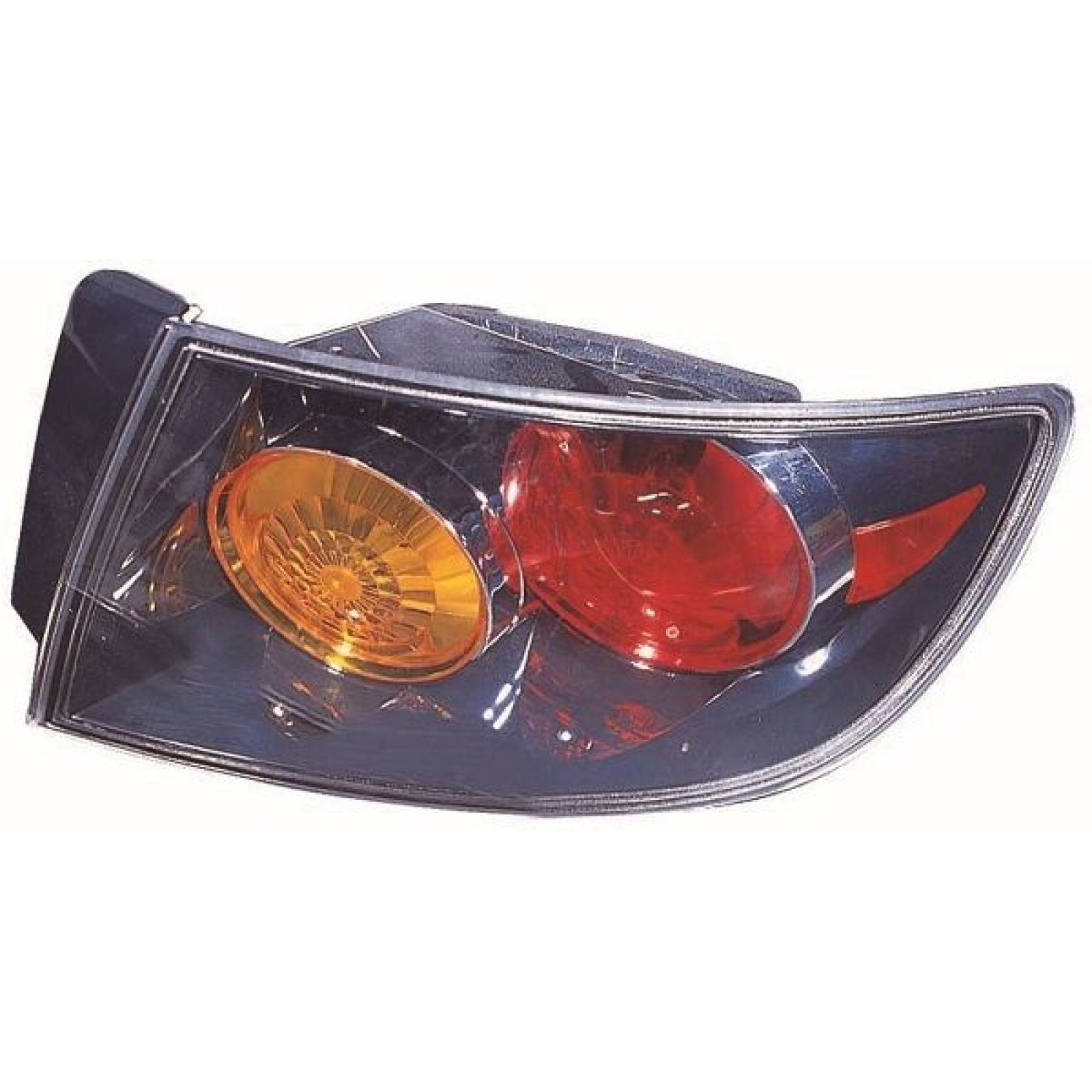 Calavera Mazda 3 Sedan Fondo Negro Rojo/ambar 2004 2005 2006