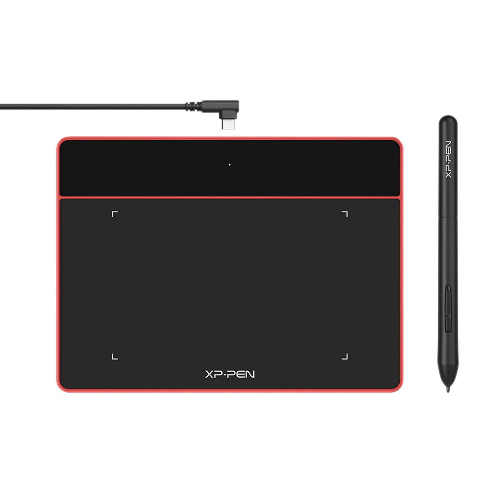 Tableta Xp-Pen Drawing Deco Fun Xs Rojo