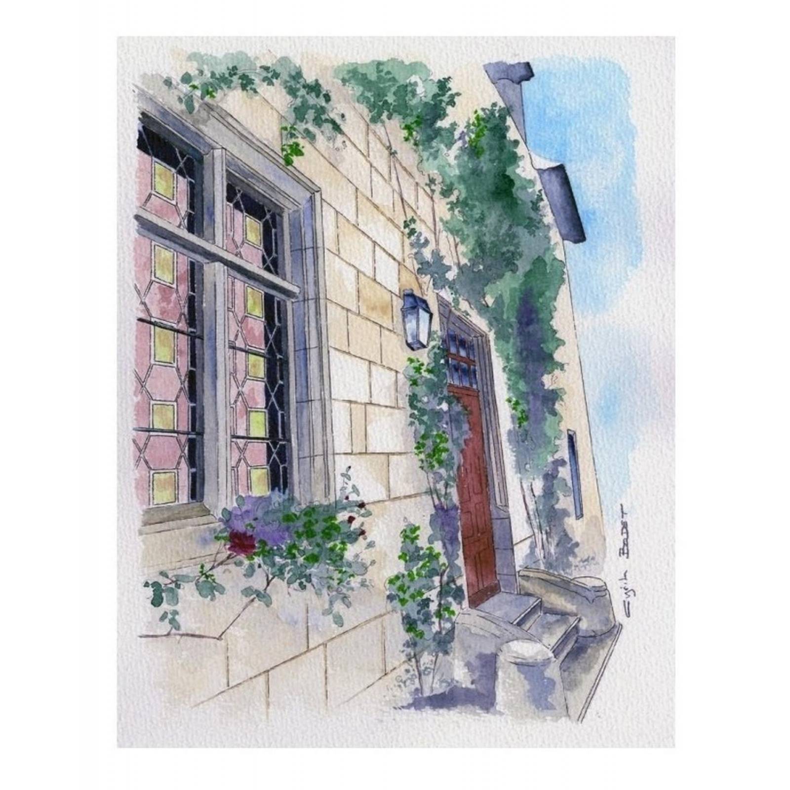 Block Blanco Acuareable A5 Clairefontaine Evital Con Espiral 