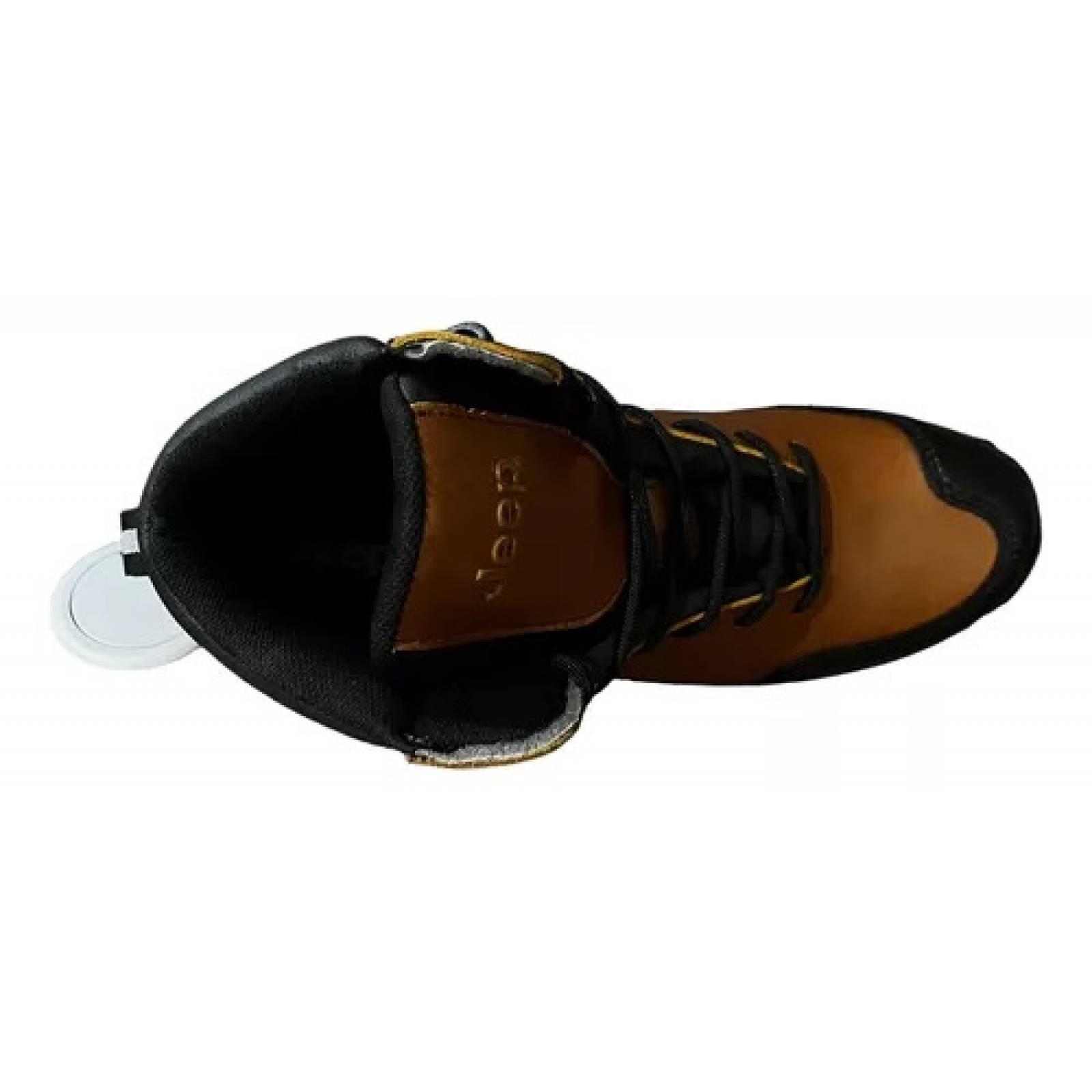 Bota Jeep Hombre Industrial Piel Con Casco De Acero 