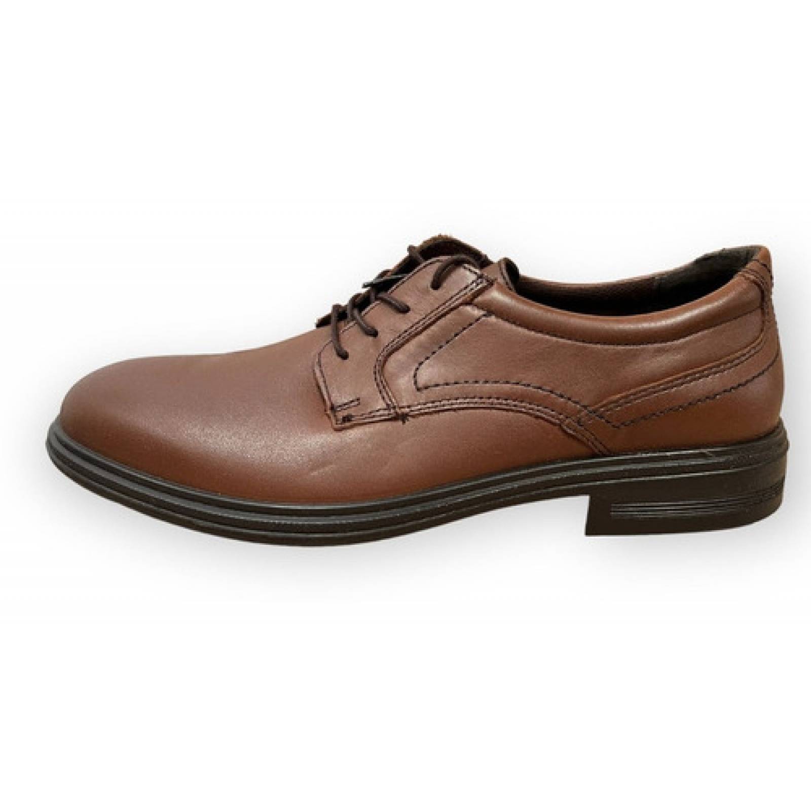 Zapato Flexi Hombre De Confort De Piel 91410tan