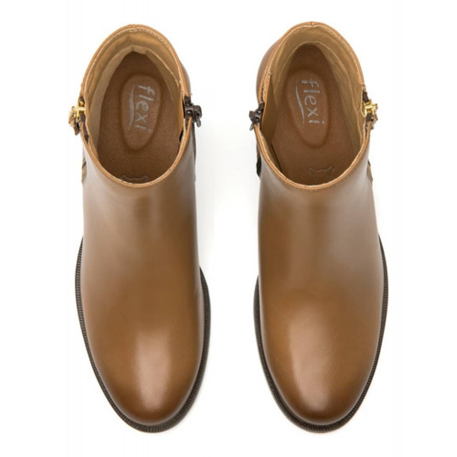 Botín Flexi Mujer Casual De Piel 109220