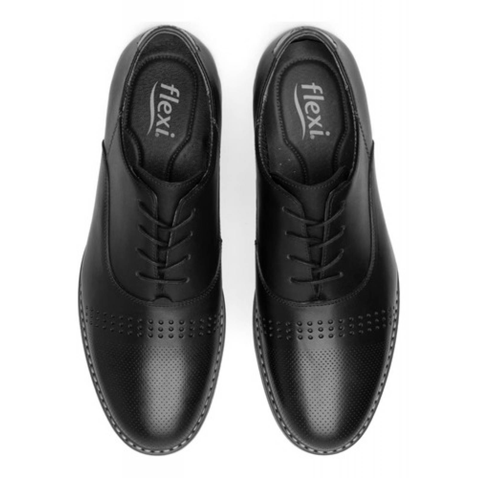 Zapatos Flexi Hombre Casual Formal De Piel 404608