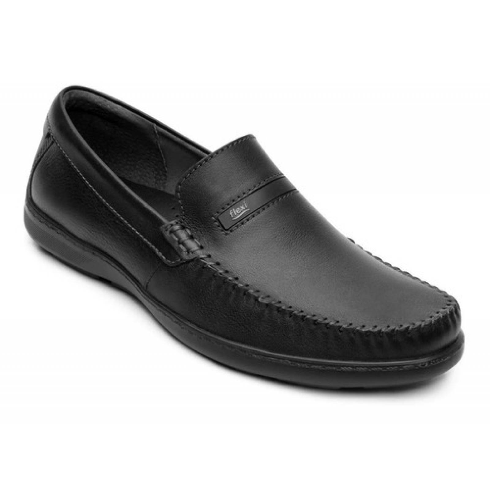 Zapato Flexi Hombre De Confort De Piel 407402neg