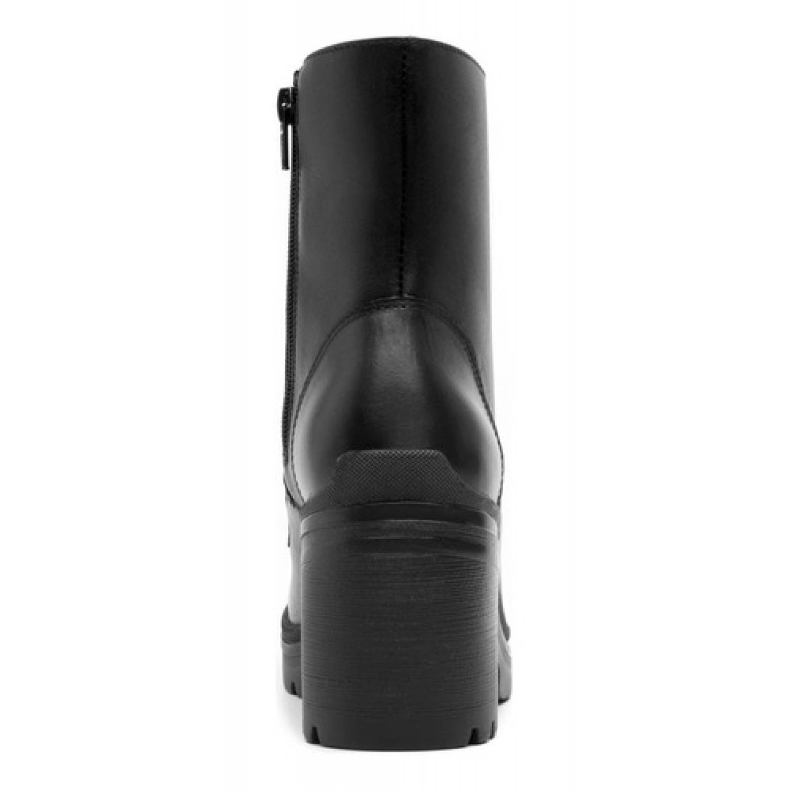 Bota Flexi Mujer Casual Militar De Piel 119607