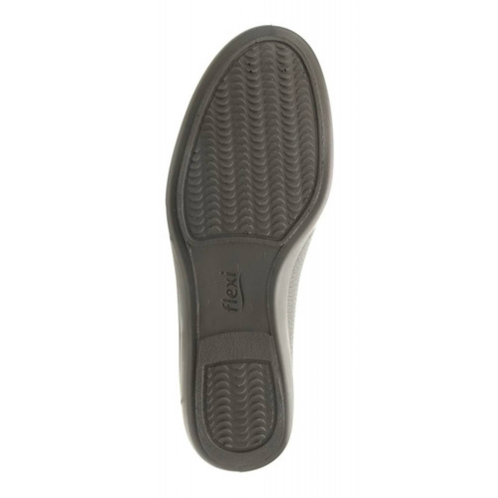 Zapato Flexi Mujer De Confort De Piel 18105neg
