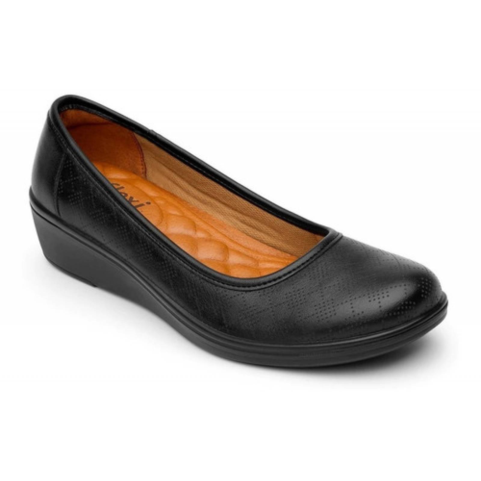 Zapato Flexi Mujer De Confort Piel 45602pne