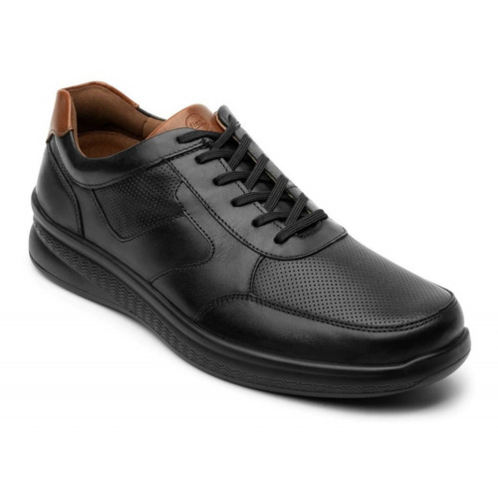 Zapato Flexi Hombre De Confort De Piel 408204neg