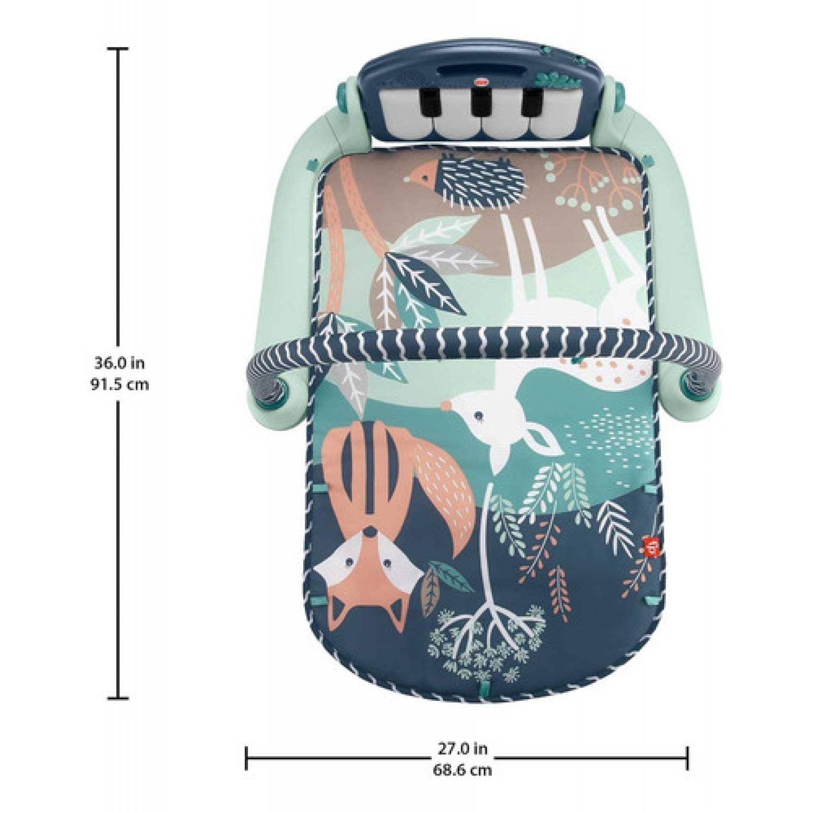 Gimnasio Fisher Price Para Bebe Piano Kick & Play Fvy58-9963